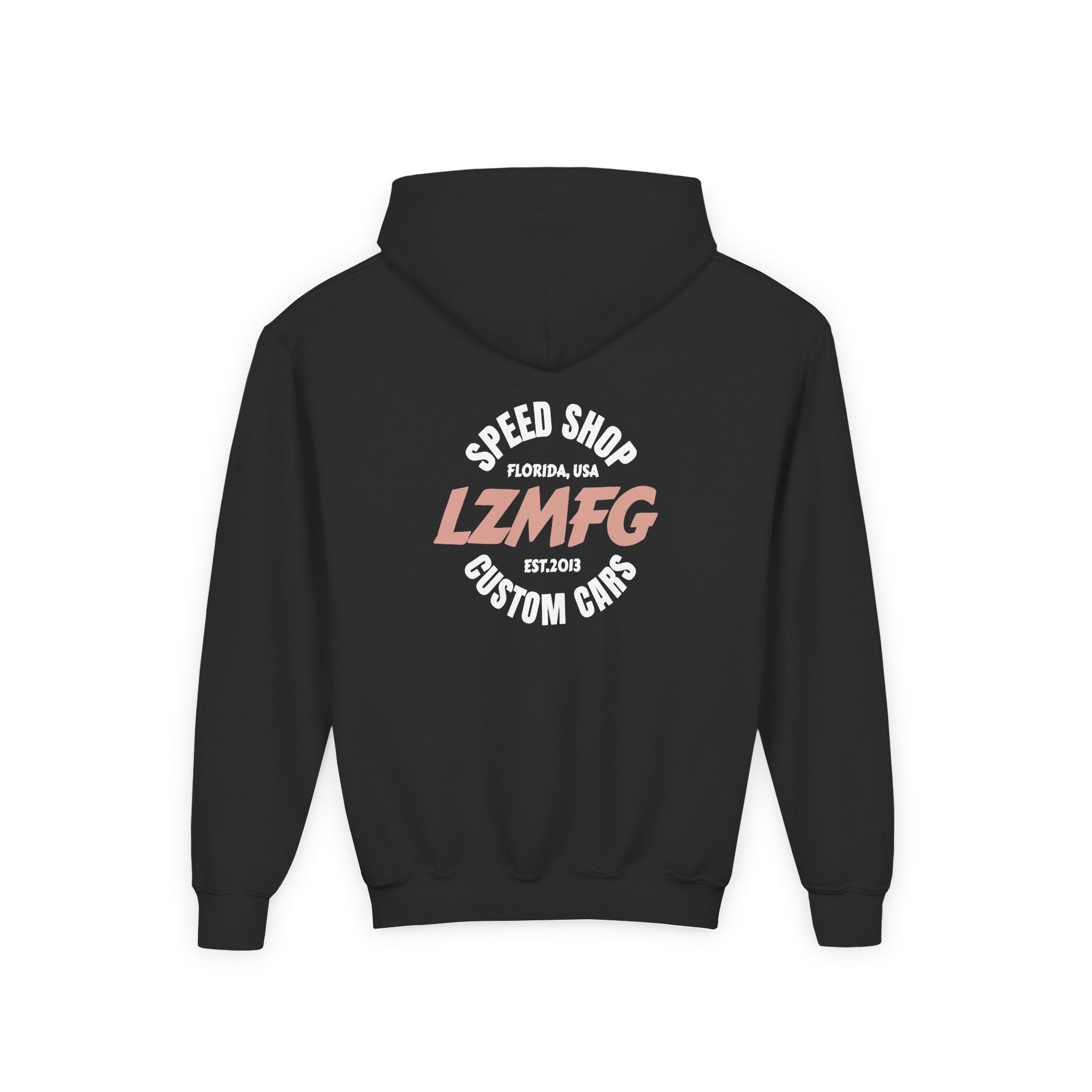 Adam LZ Surf Youth Heavy Blend Hooded Sweatshirt - Image 2