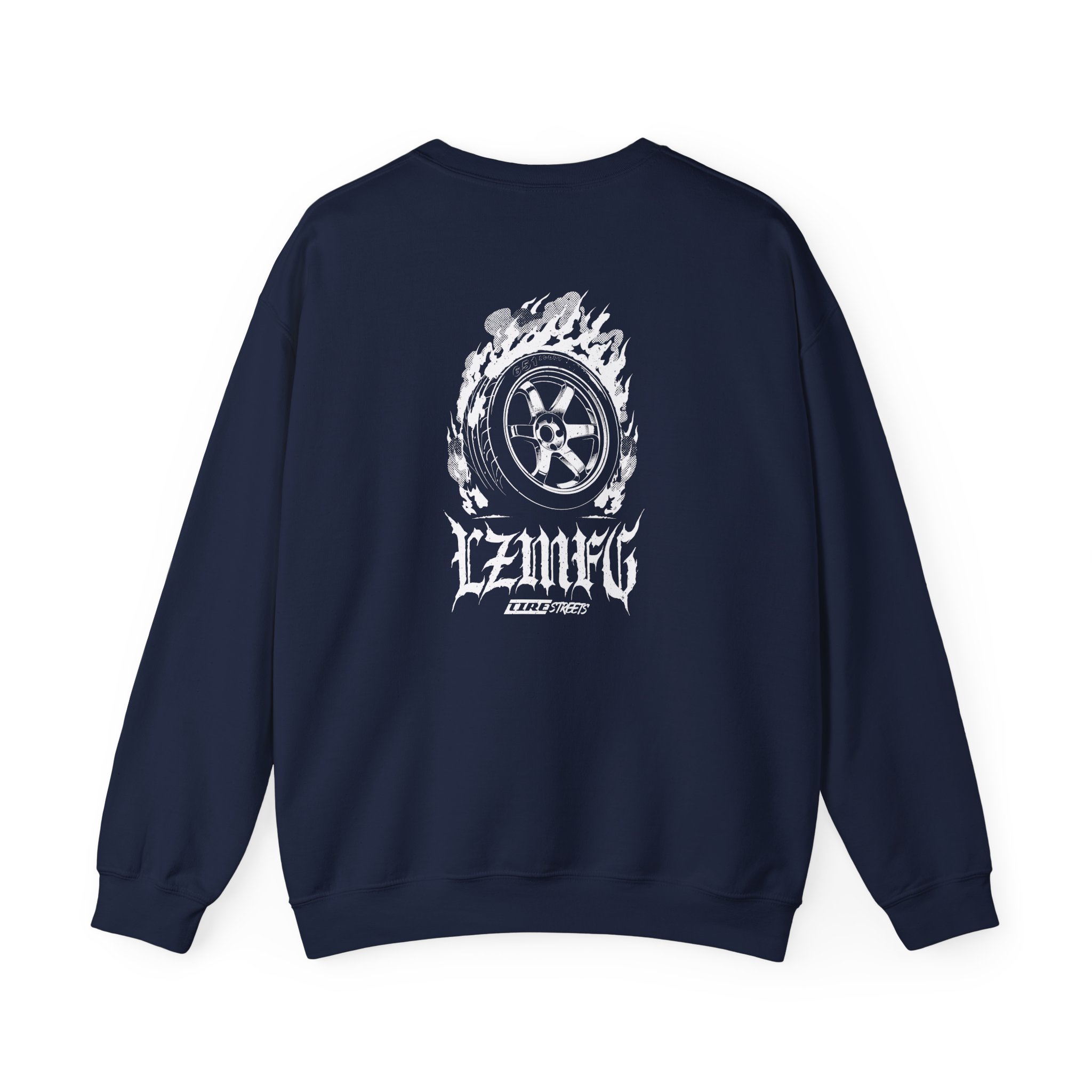Adam LZ Tire Fire Unisex Heavy Blend™ Crewneck Sweatshirt - Image 18