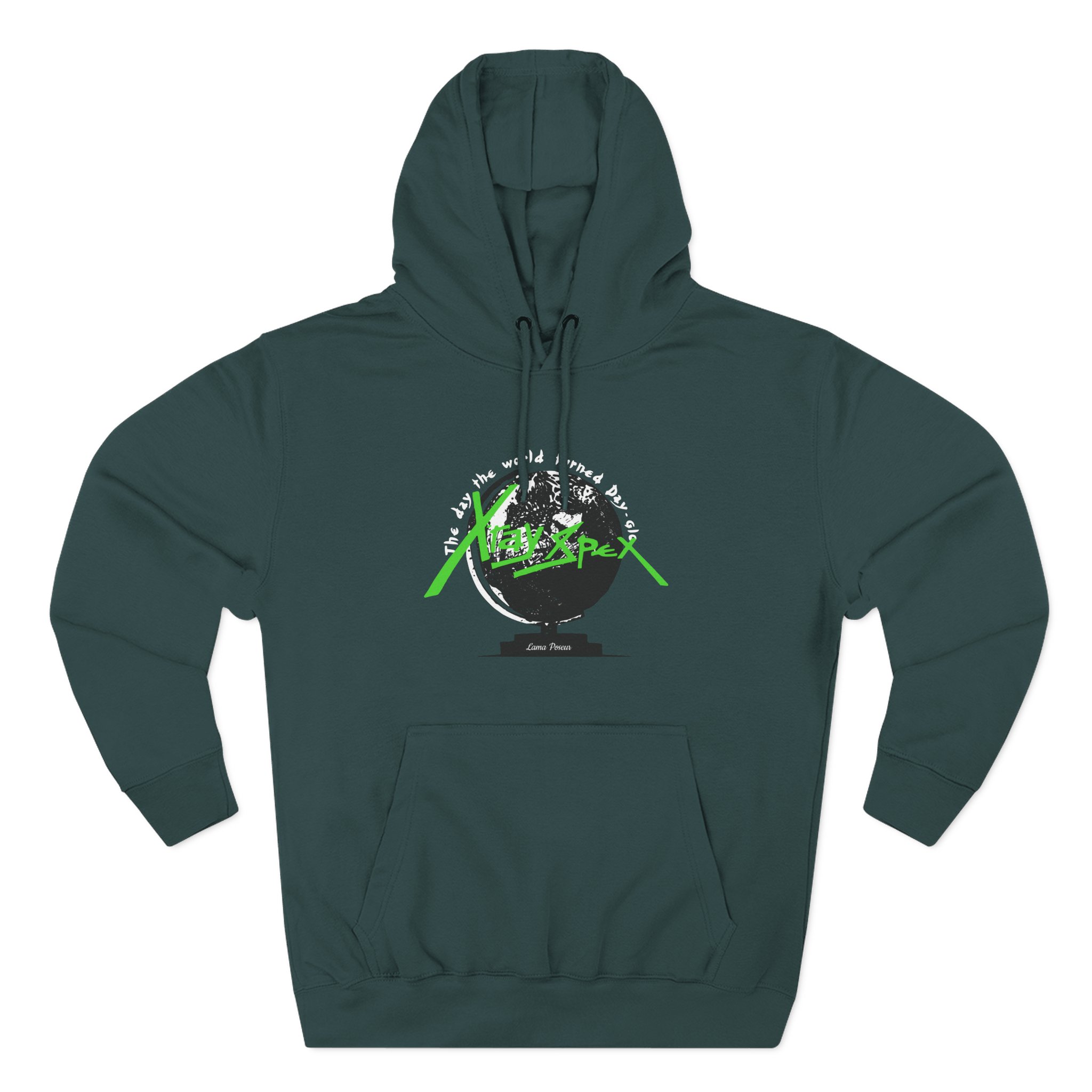 X-ray Spex Day-Glo Globe Three-panel Fleece Hoodie - Image 9