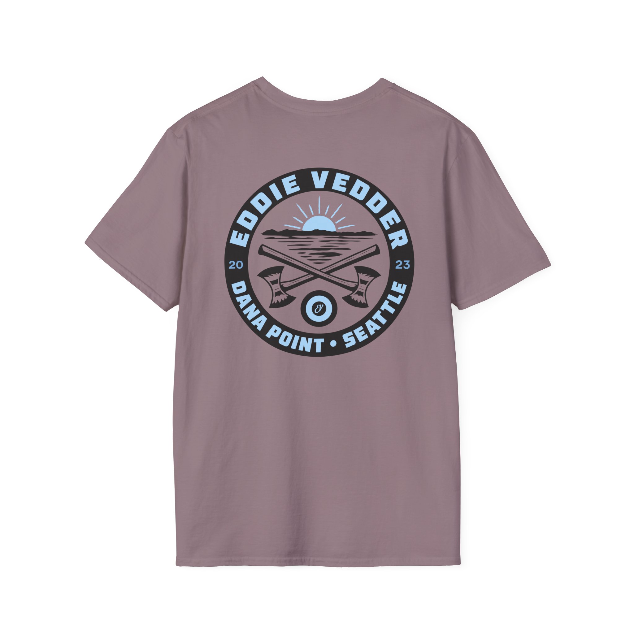 Eddie Vedder Coastal Unisex Softstyle T-Shirt - Image 18