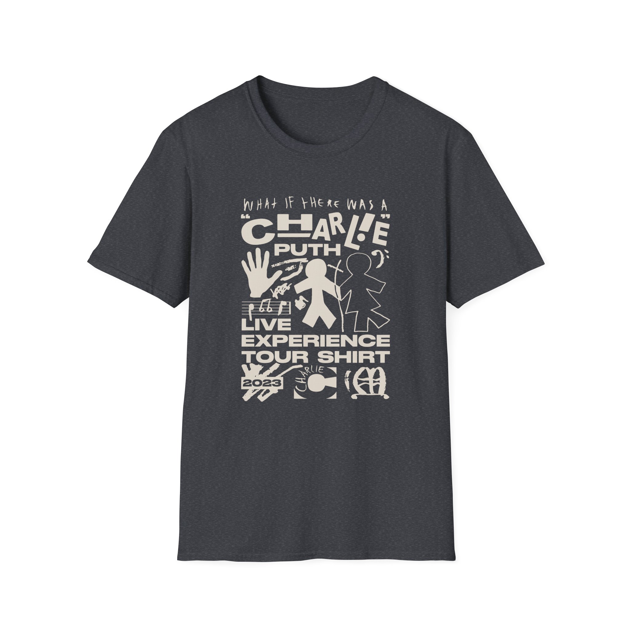 Charlie Puth What If There Was A Tour Unisex Softstyle T-Shirt - Image 15