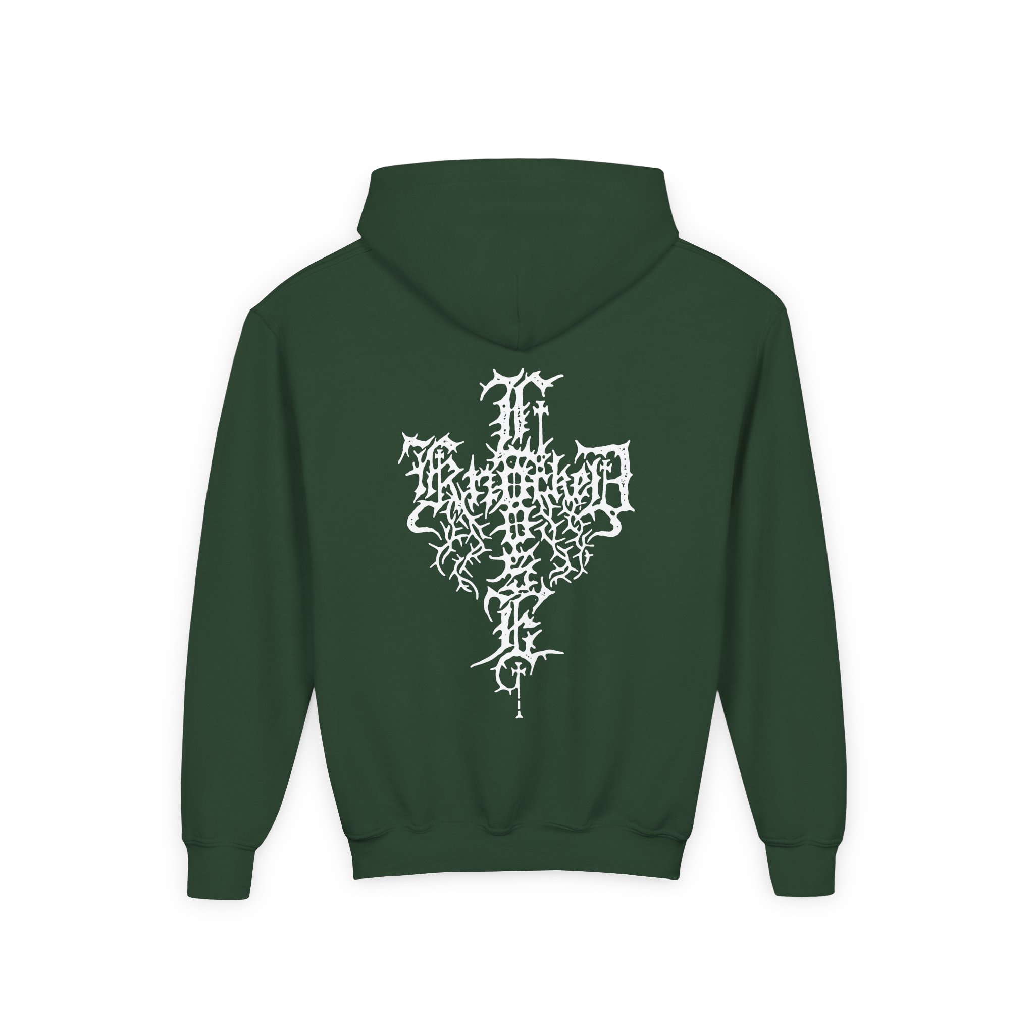 Knocked Loose Horse Cross Youth Heavy Blend Hooded Sweatshirt - Image 6