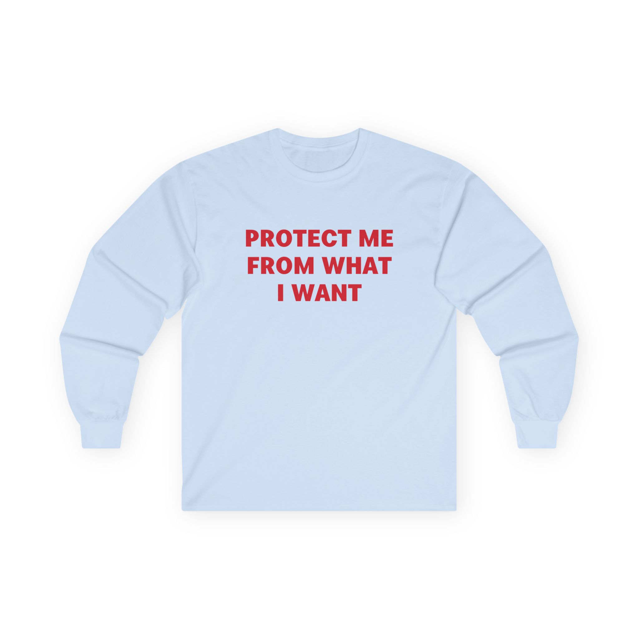 Jenny Holzer Protect Me From What I Want Unisex Ultra Cotton Long Sleeve Tee - Image 9