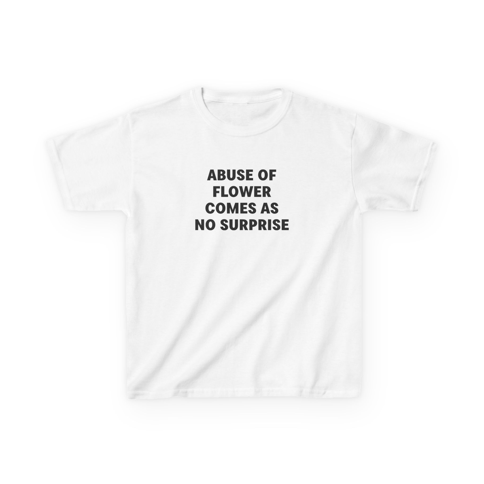 Jenny Holzer Abuse of Flower Comes as No Surprise Kids Heavy Cotton™ Tee