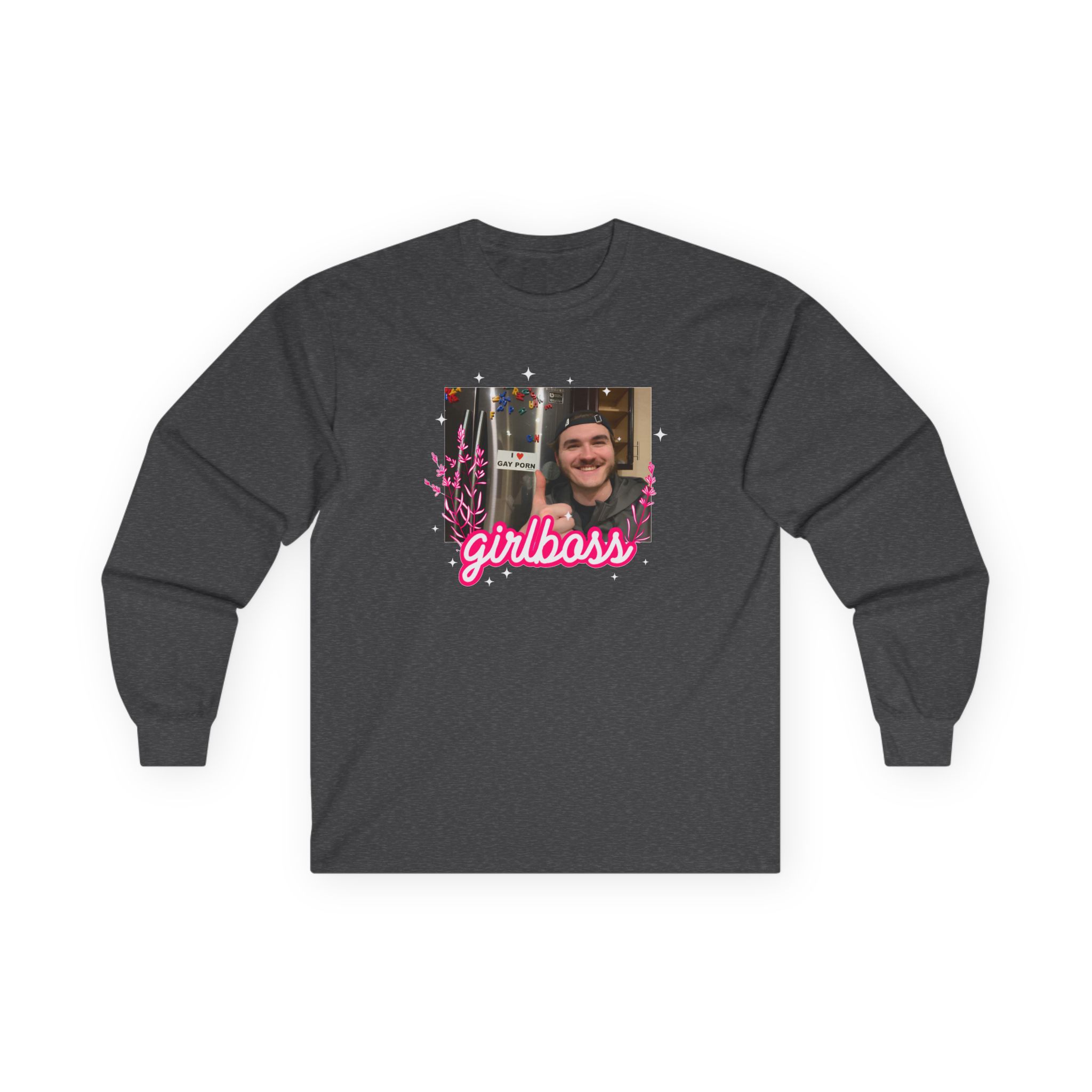 Jschlatt Girlboss Unisex Ultra Cotton Long Sleeve Tee - Image 9