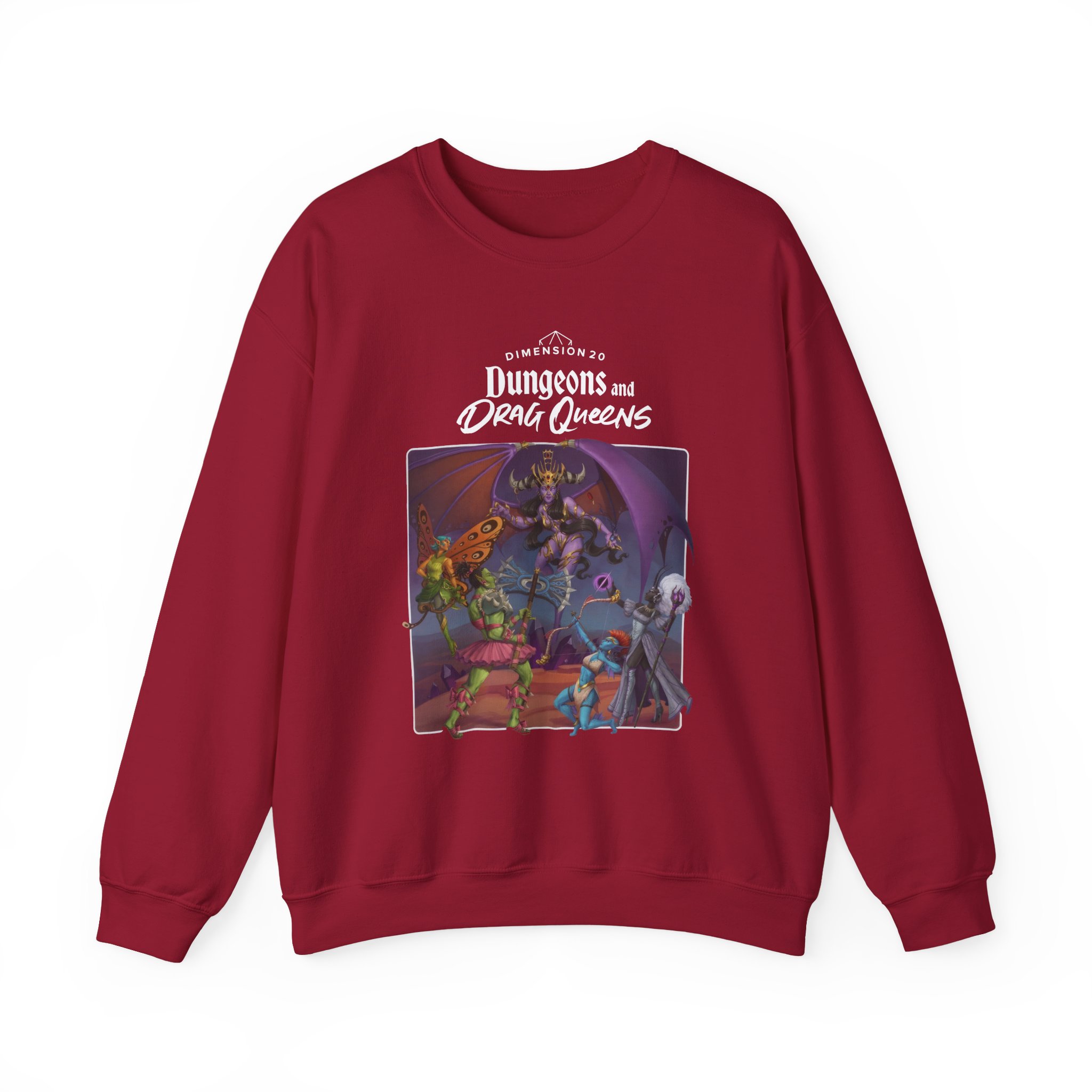 Dropout Dungeons and Drag Queens Unisex Heavy Blend™ Crewneck Sweatshirt - Image 19
