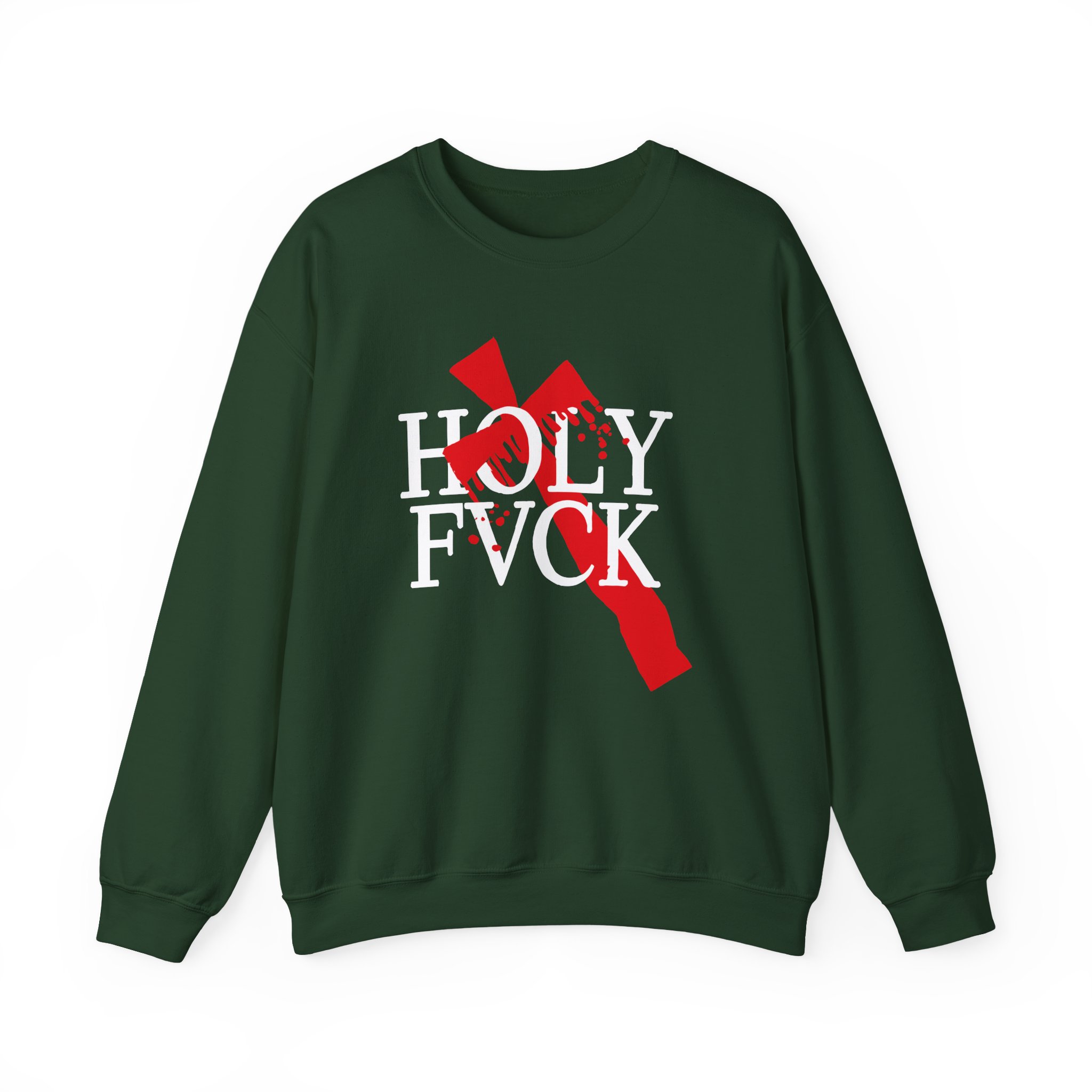 D L Bleeding Cross Unisex Heavy Blend™ Crewneck Sweatshirt - Image 5