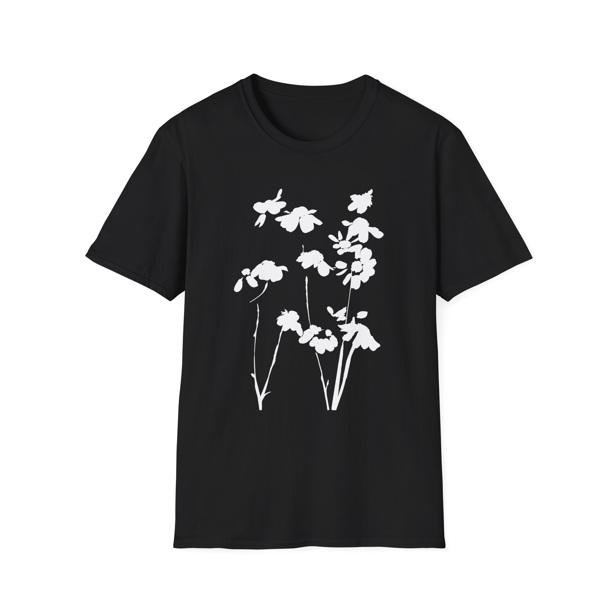 AG petal blurred flowers Unisex Softstyle T-Shirt