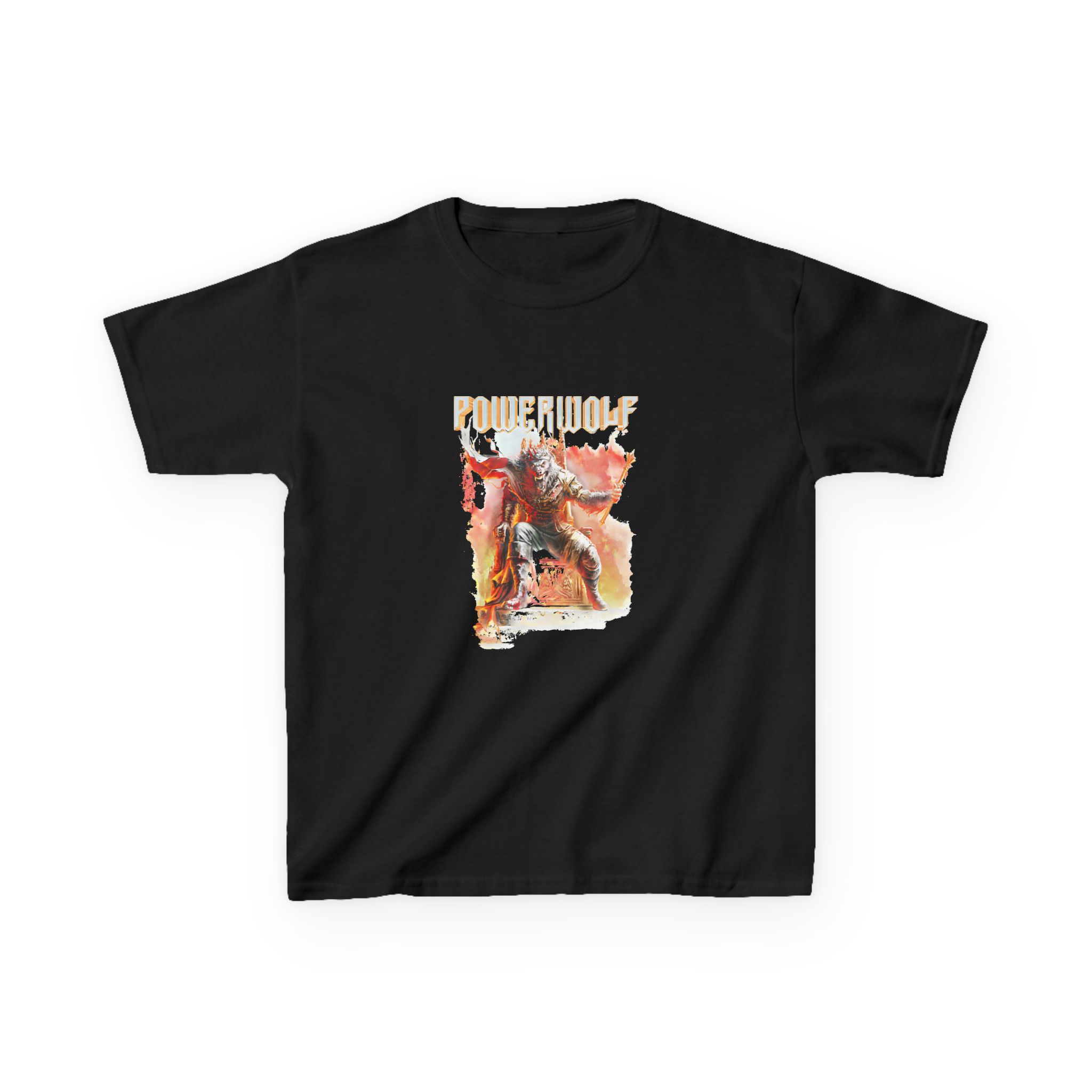 Kids Powerwolf Wake Up The Wicked Cover Heavy Cotton™ Tee