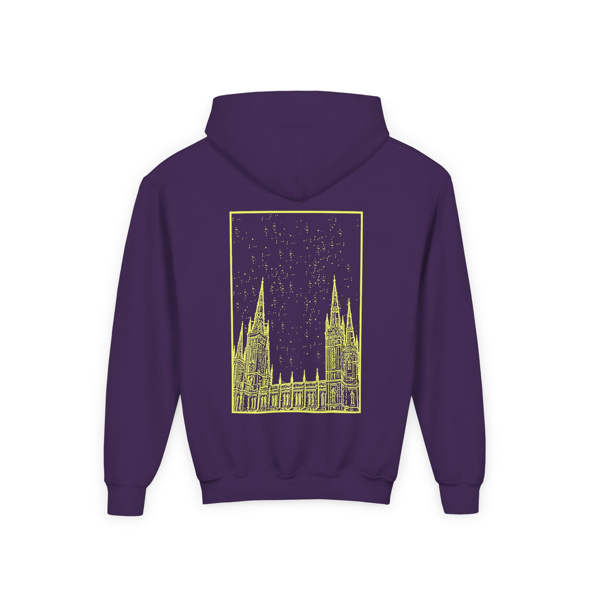 Knocked Loose Youth Heavy Blend Hooded Sweatshirt - Image 12