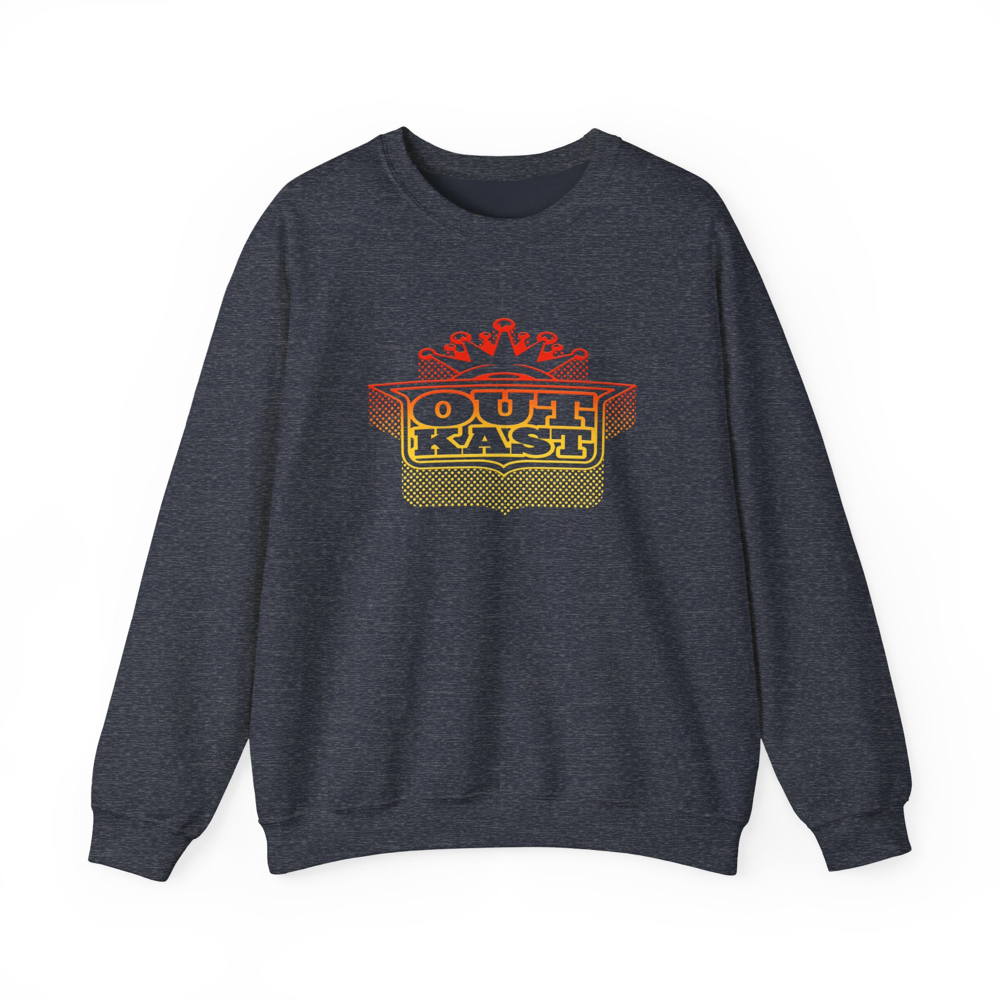 Outkast Gold Dot Logo Unisex Heavy Blend™ Crewneck Sweatshirt - Image 9