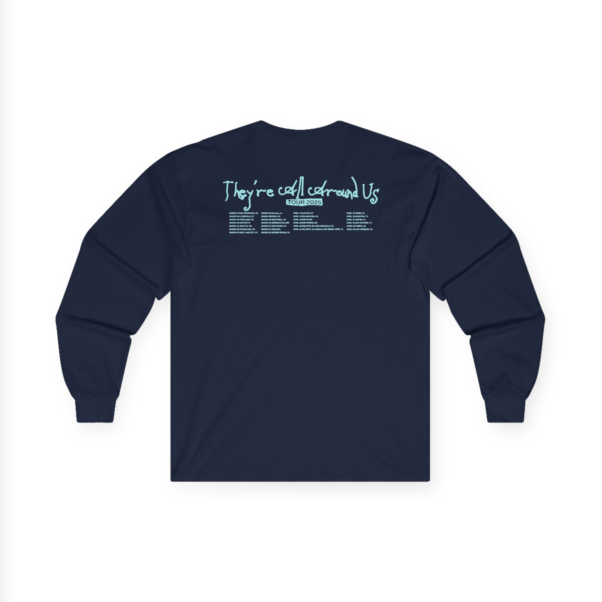 Poppy They Are All Around Us Tour Unisex Ultra Cotton Long Sleeve Tee - Image 6