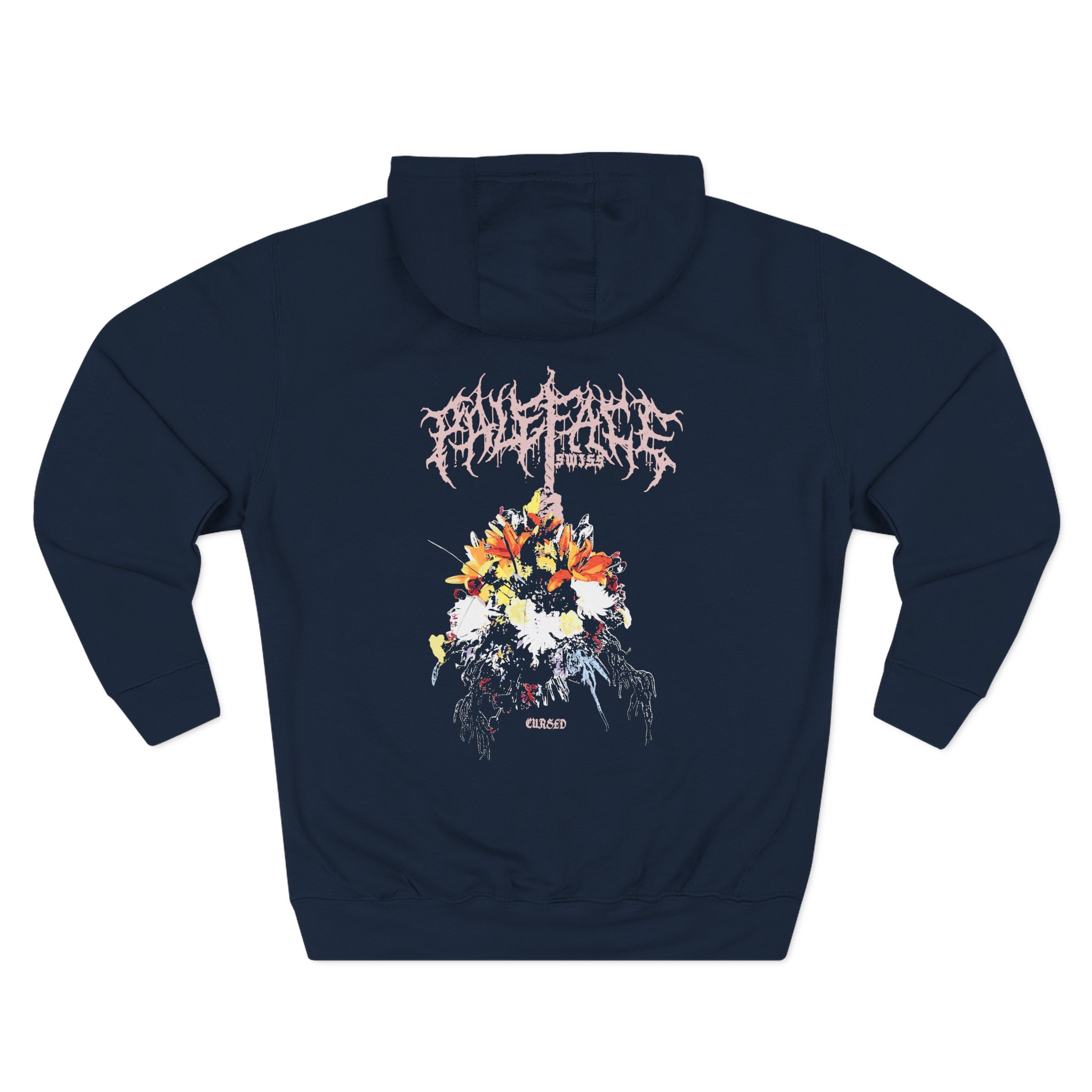 Paleface Swiss Embroided Bouquet Three-Panel Fleece Hoodie - Image 6