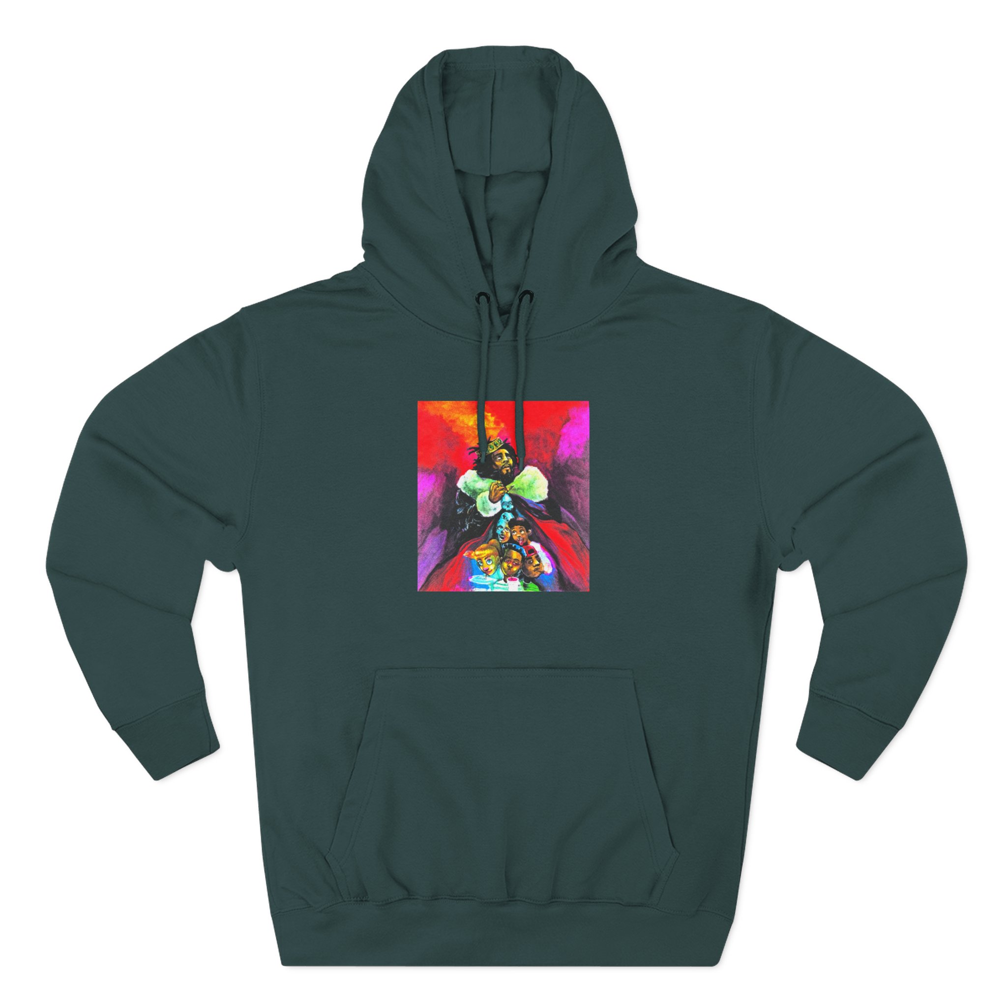 J Cole Three-Panel Fleece Hoodie - Image 5