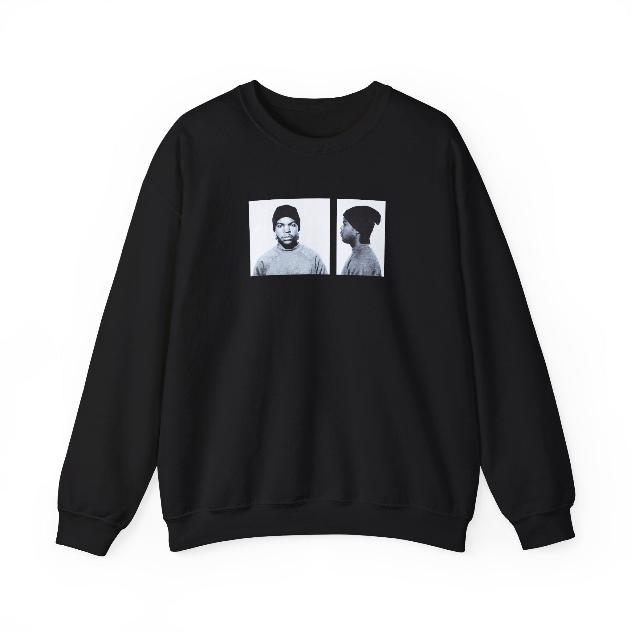 Ice Cube Mug Shot Unisex Heavy Blend™ Crewneck Sweatshirt