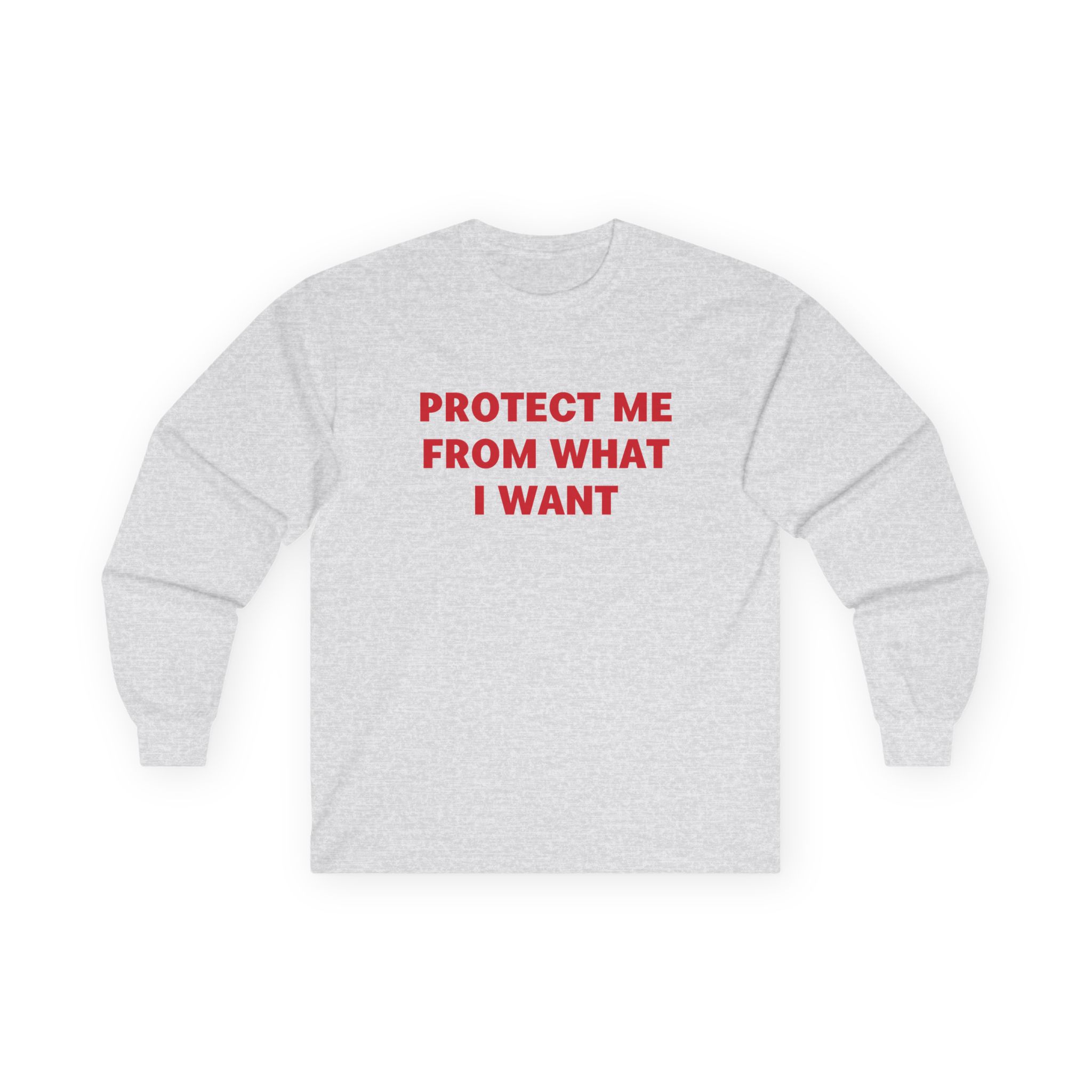 Jenny Holzer Protect Me From What I Want Unisex Ultra Cotton Long Sleeve Tee - Image 3