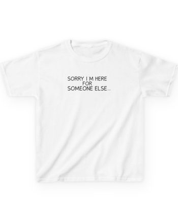 Benson Boone Sorry I'm Here for Someone Else Kids Heavy Cotton™ Tee