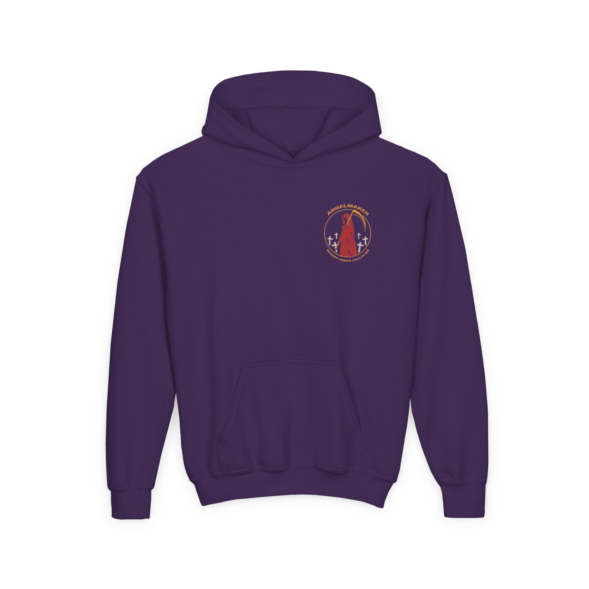 Angelmaker Misery Youth Heavy Blend Hooded Sweatshirt - Image 7