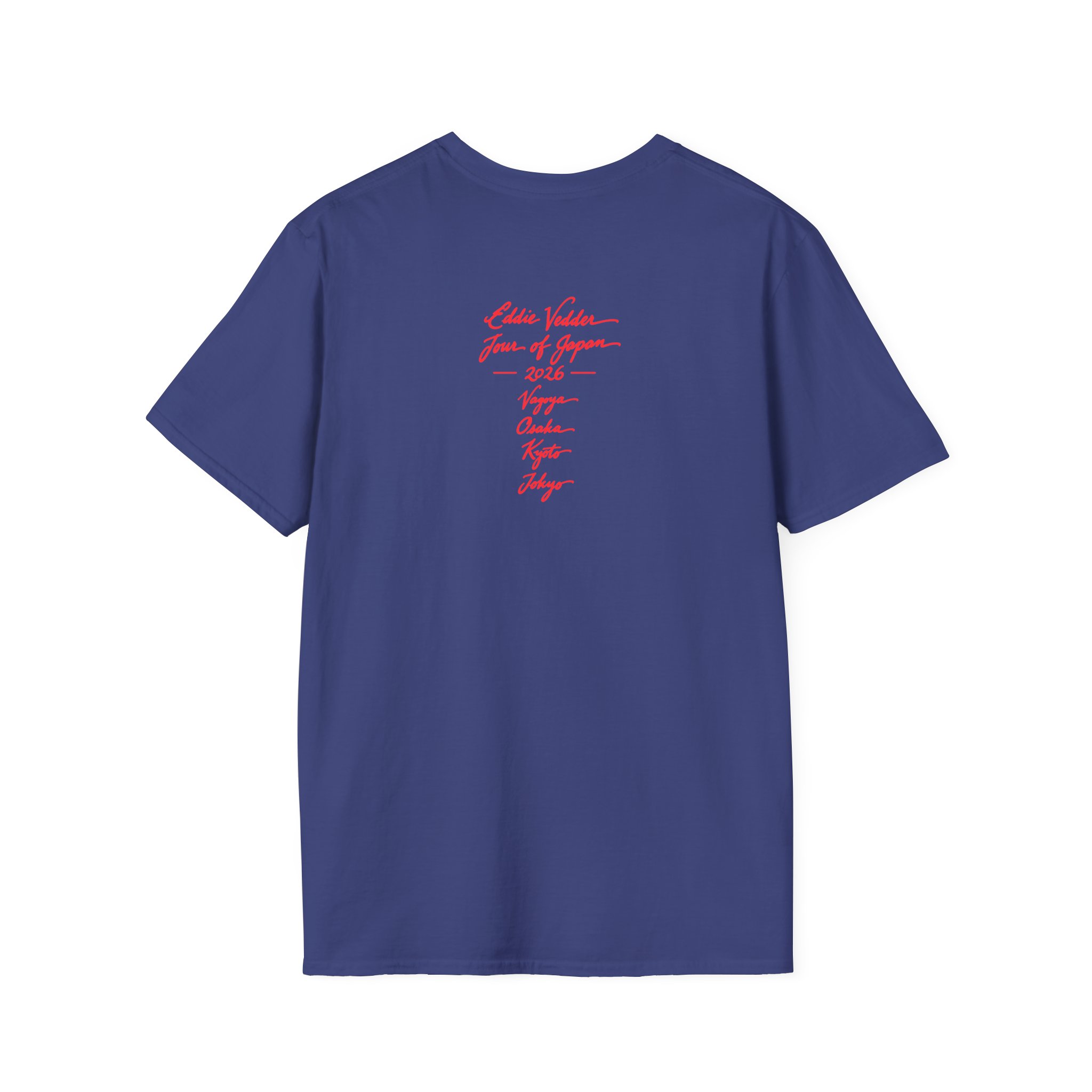 Eddie Vedder Flag Unisex Softstyle T-Shirt - Image 8