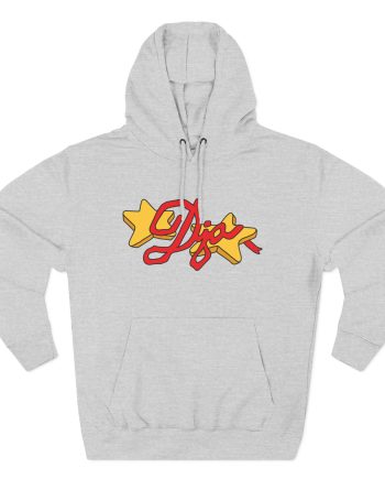 Djo Star Logo Three-Panel Fleece Hoodie