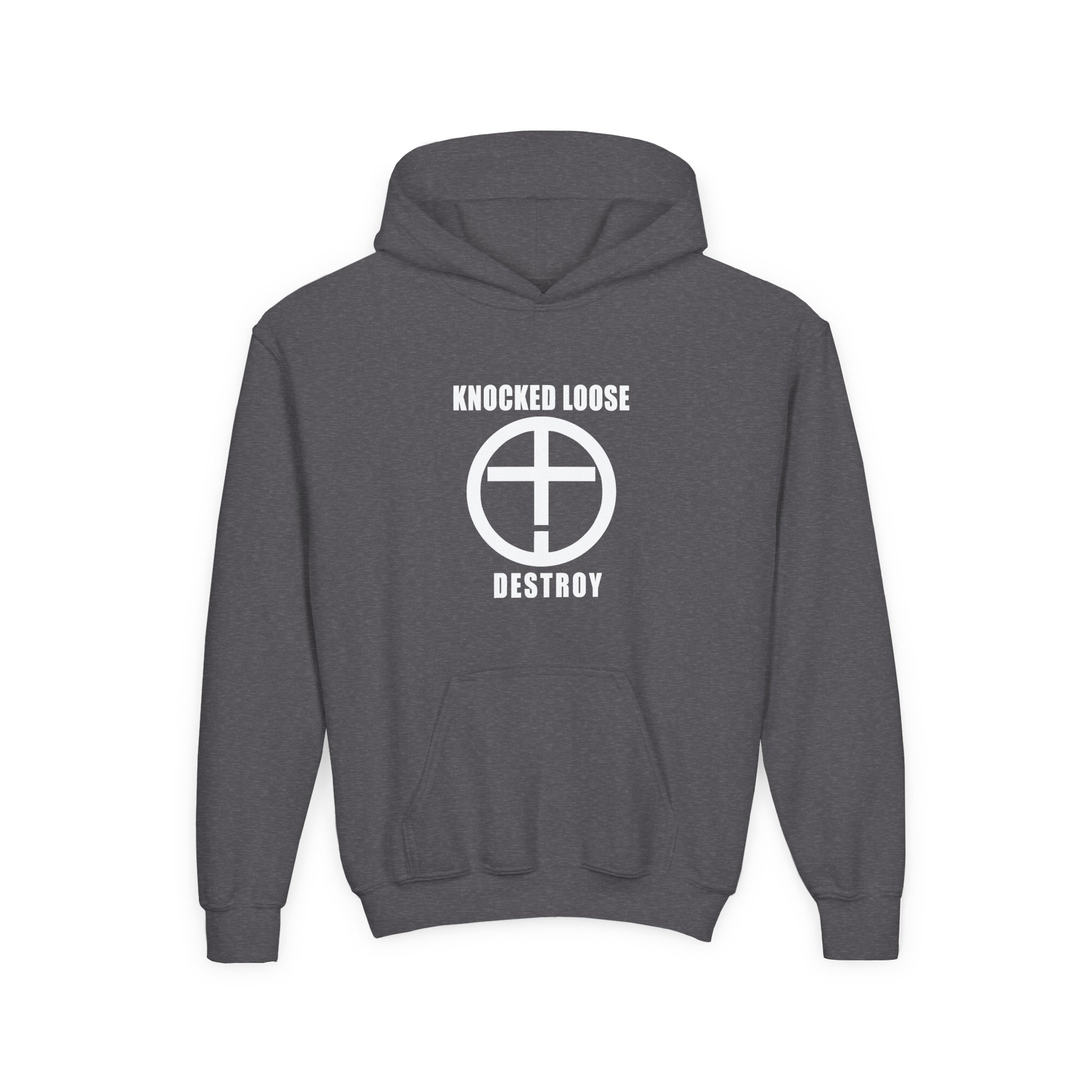 Knocked Loose Destroy Youth Heavy Blend Hooded Sweatshirt - Image 7