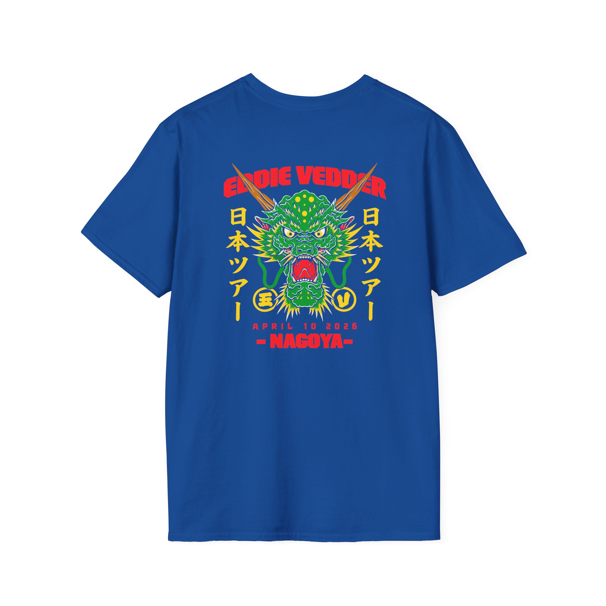 Eddie Vedder 2026 Nagoya Unisex Softstyle T-Shirt - Image 8