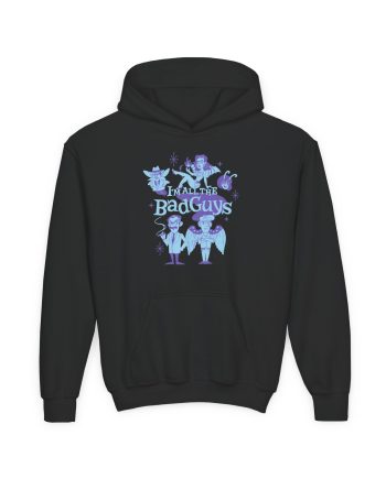 Dropout I'm All The Bad Guys Youth Heavy Blend Hooded Sweatshirt