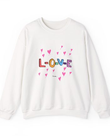John Legend L-O-V-E Unisex Heavy Blend™ Crewneck Sweatshirt