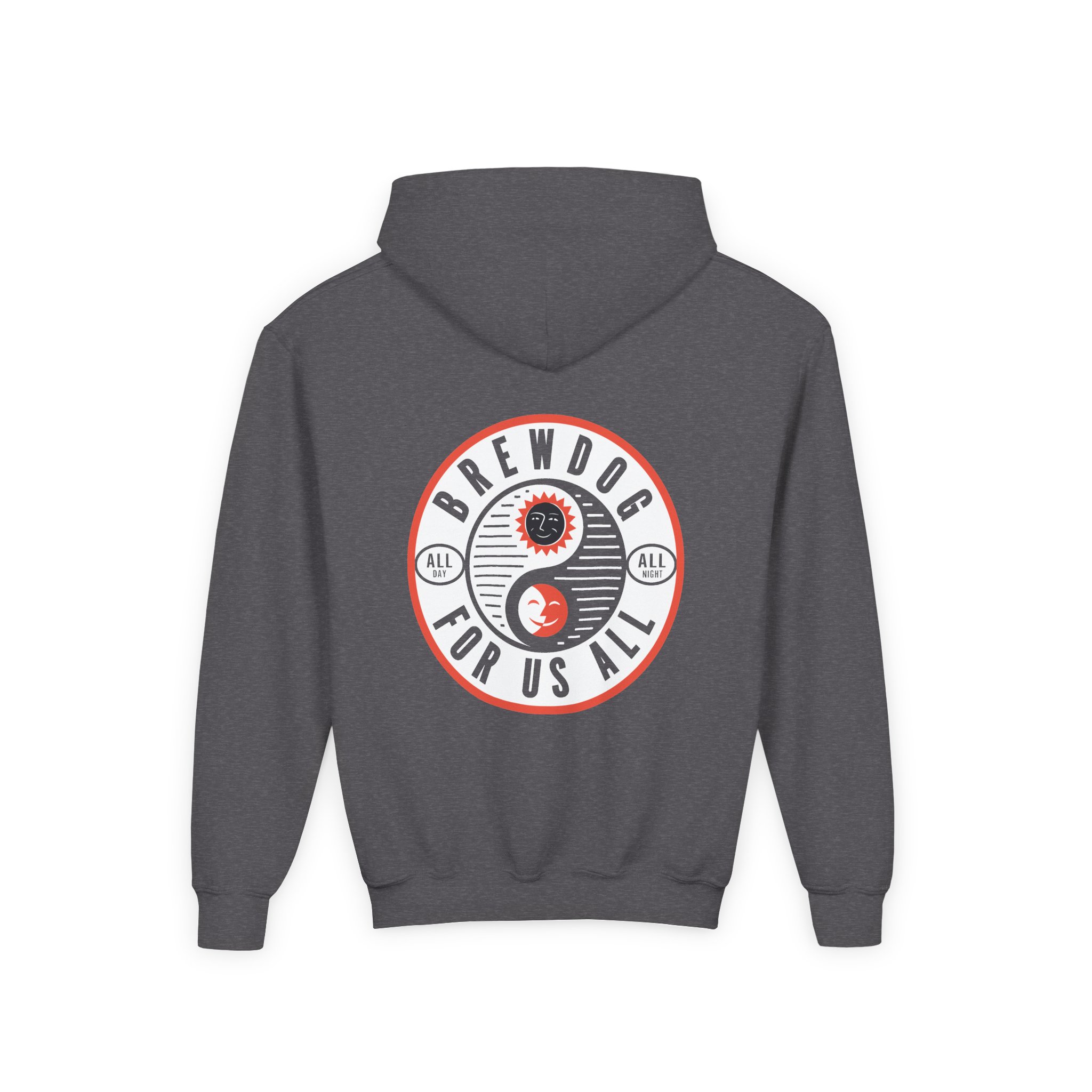Brewdog All Day All Night Youth Heavy Blend Hooded Sweatshirt - Image 6