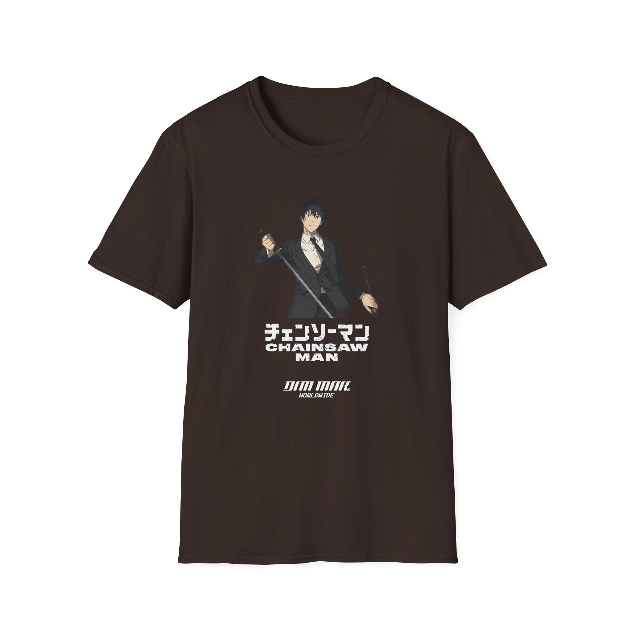 Chainsaw Man X Dim Mak Aki Unisex Softstyle T-Shirt - Image 5