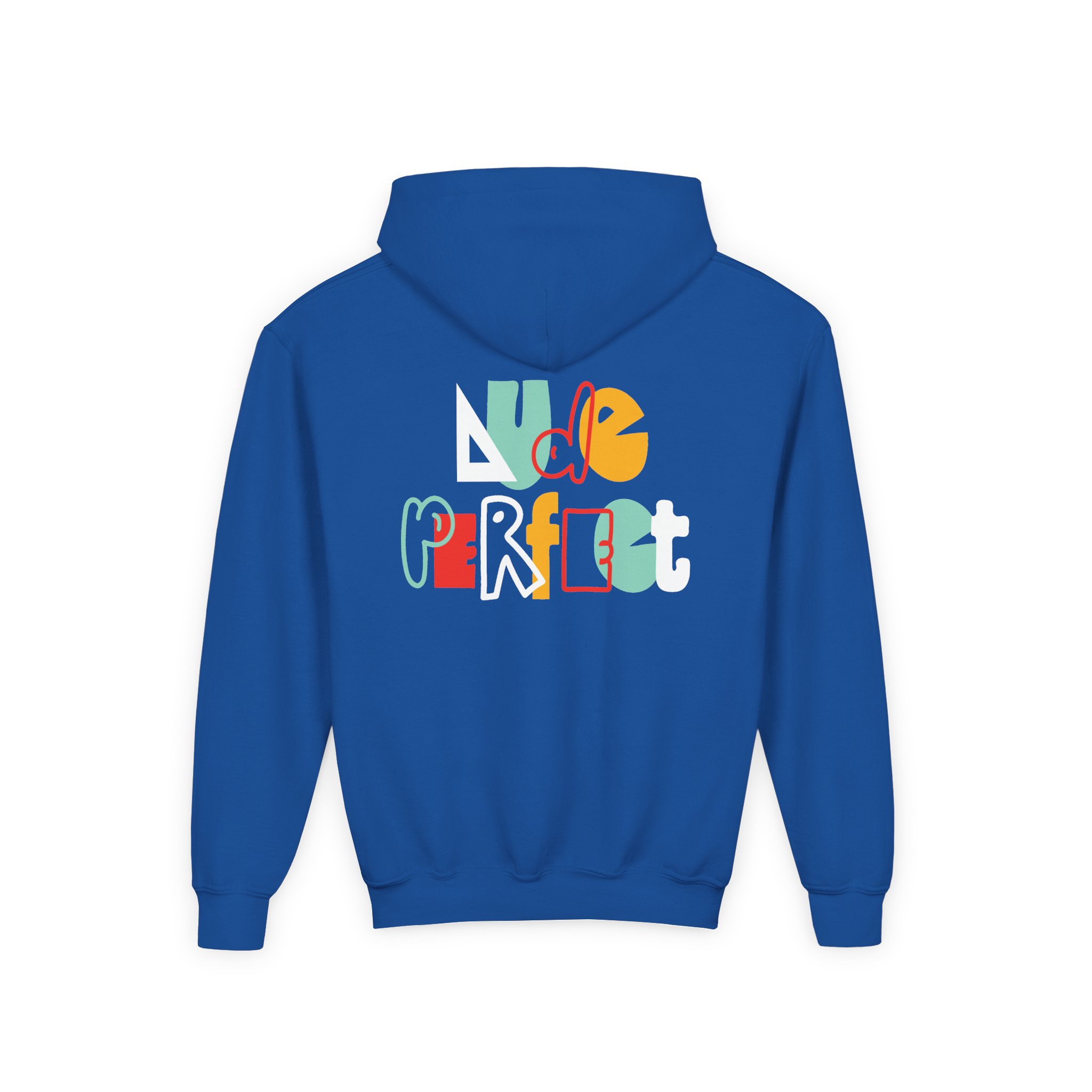 Dude Perfect Shape Youth Heavy Blend Hooded Sweatshirt - Image 10