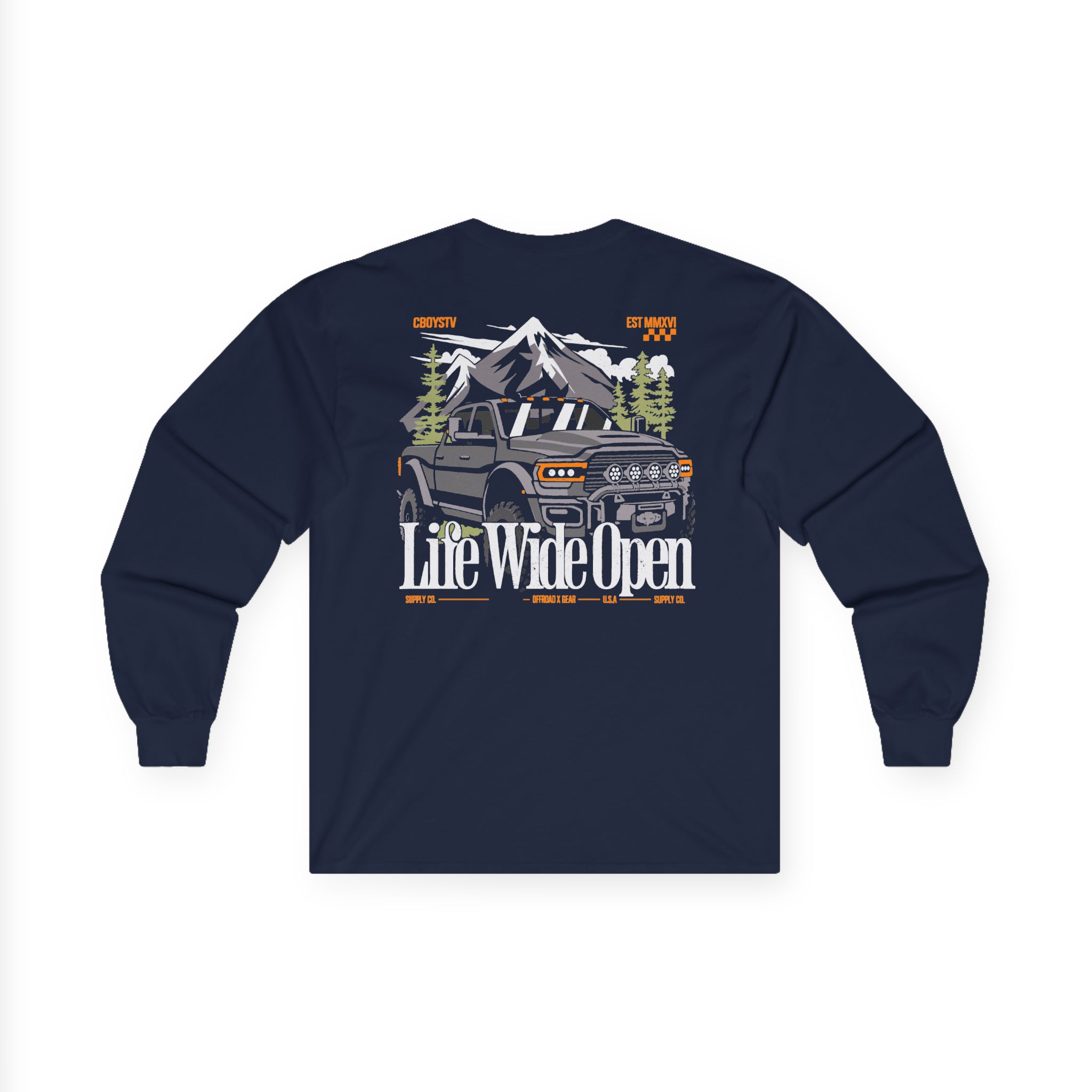 Cboystv Ram Mountain Unisex Ultra Cotton Long Sleeve Tee - Image 6