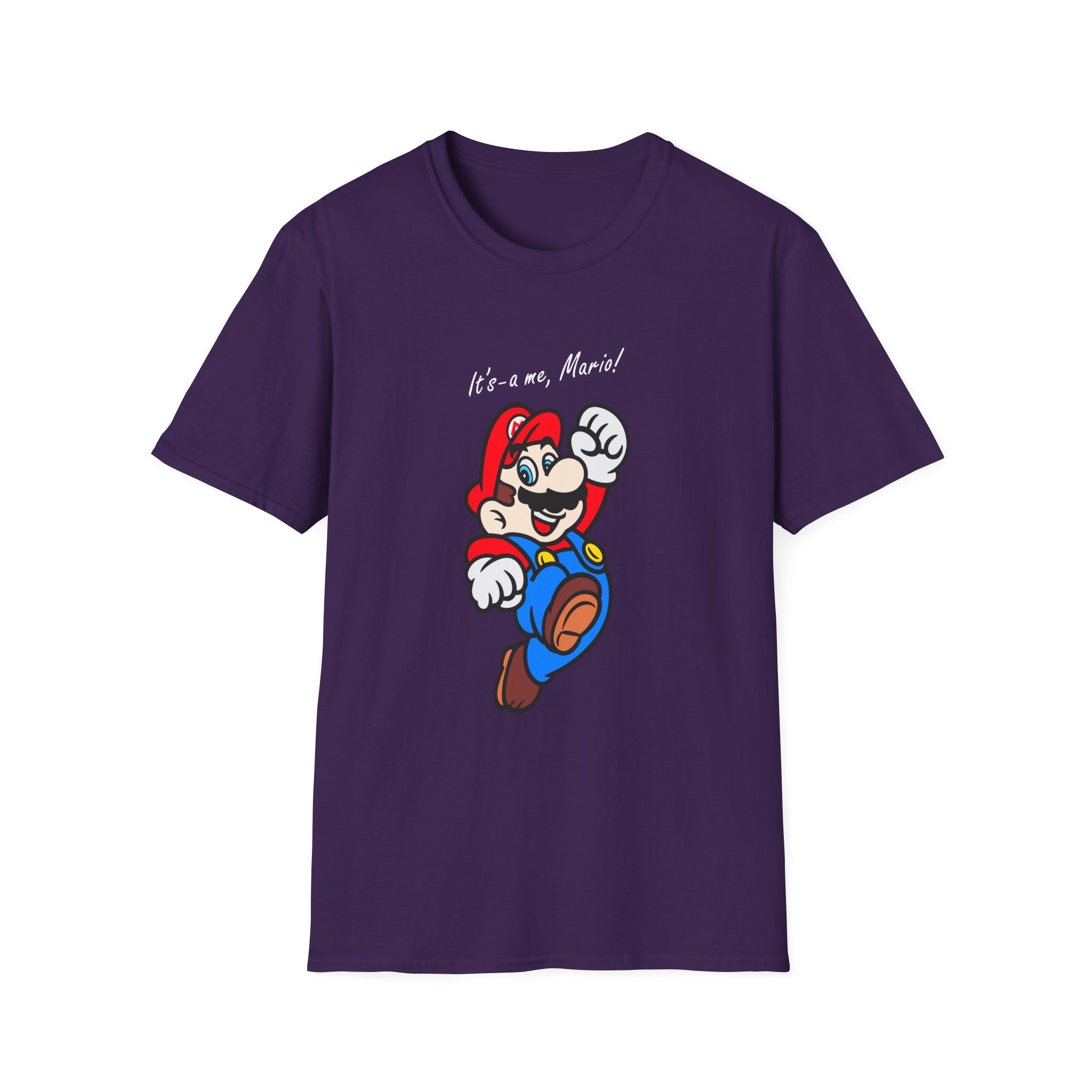 NTD It's-a Me, Mario Unisex Softstyle T-Shirt - Image 21