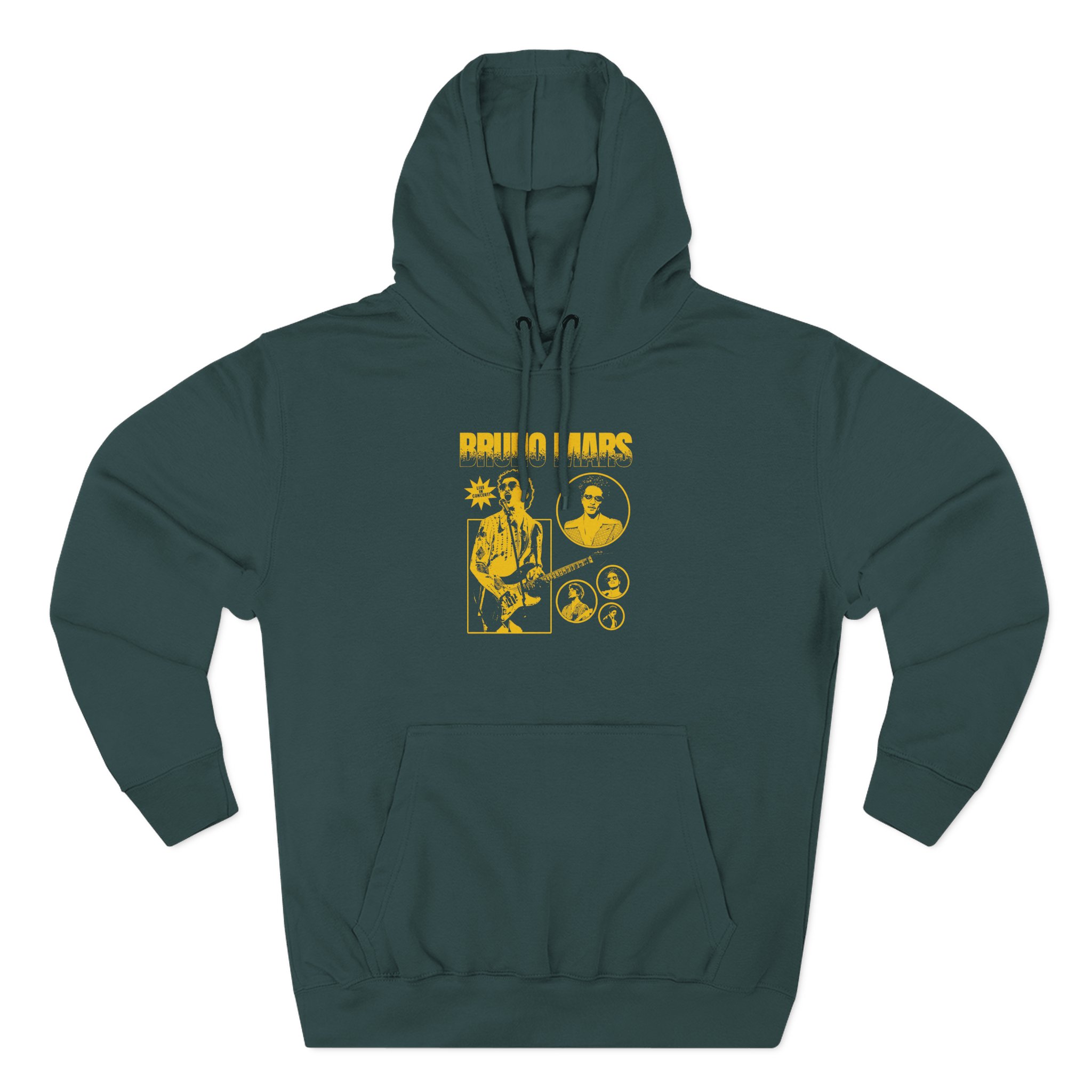Bruno Mars Three-Panel Fleece Hoodie - Image 5