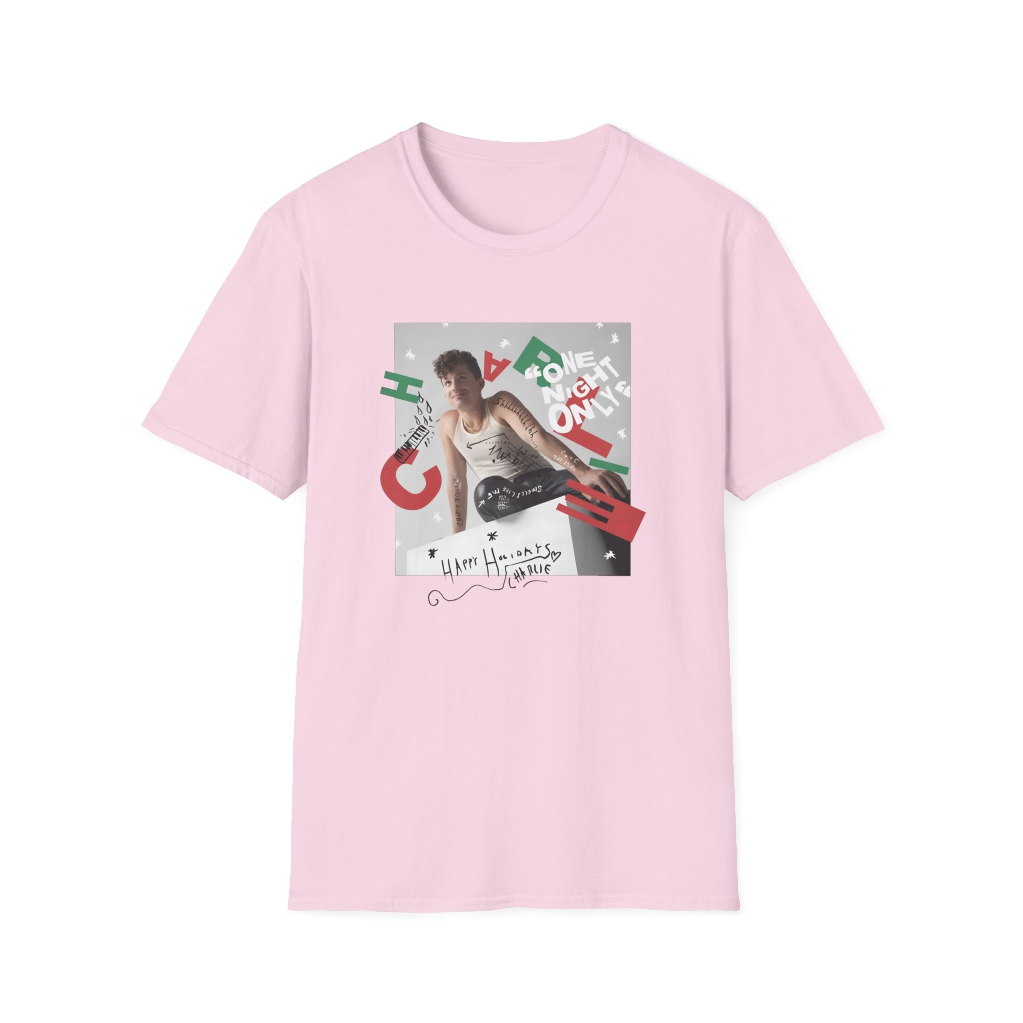 Charlie Puth Unisex Softstyle T-Shirt - Image 13