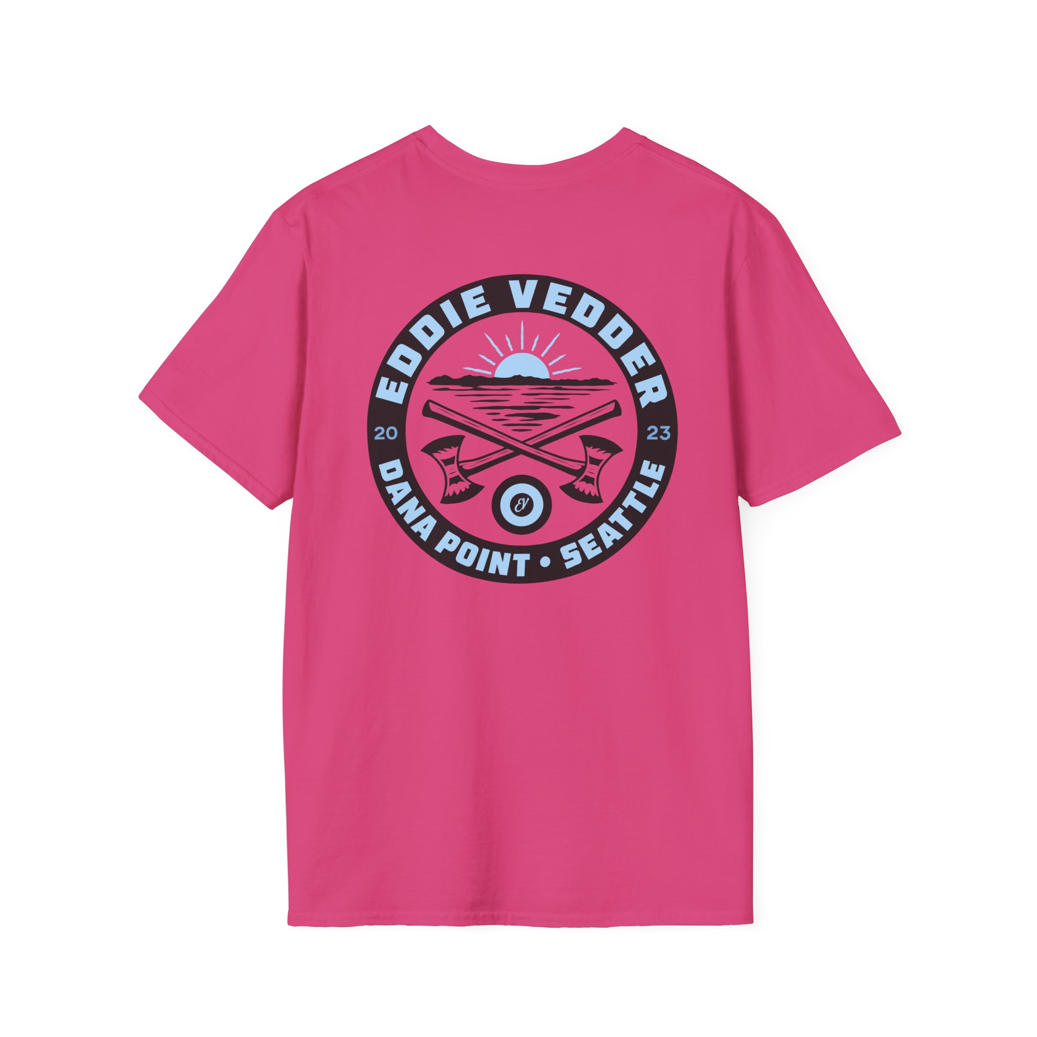 Eddie Vedder Coastal Unisex Softstyle T-Shirt - Image 24