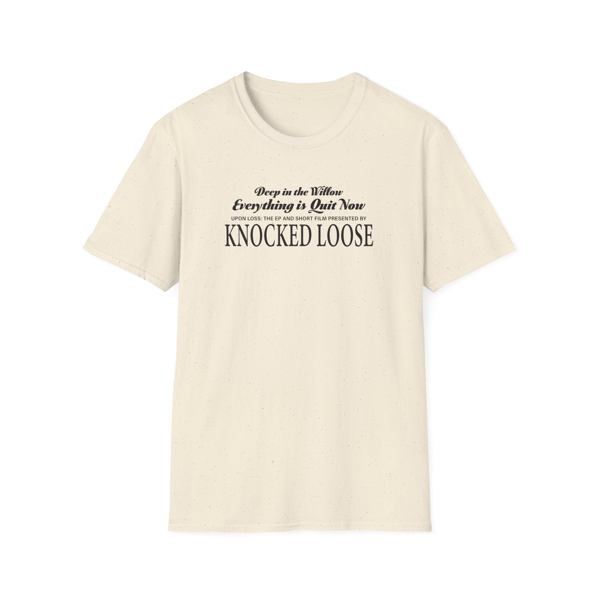 Knocked Loose Quiet Now Unisex Softstyle T-shirt