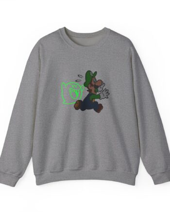NTD Luigi™ and Boo Unisex Heavy Blend™ Crewneck Sweatshirt