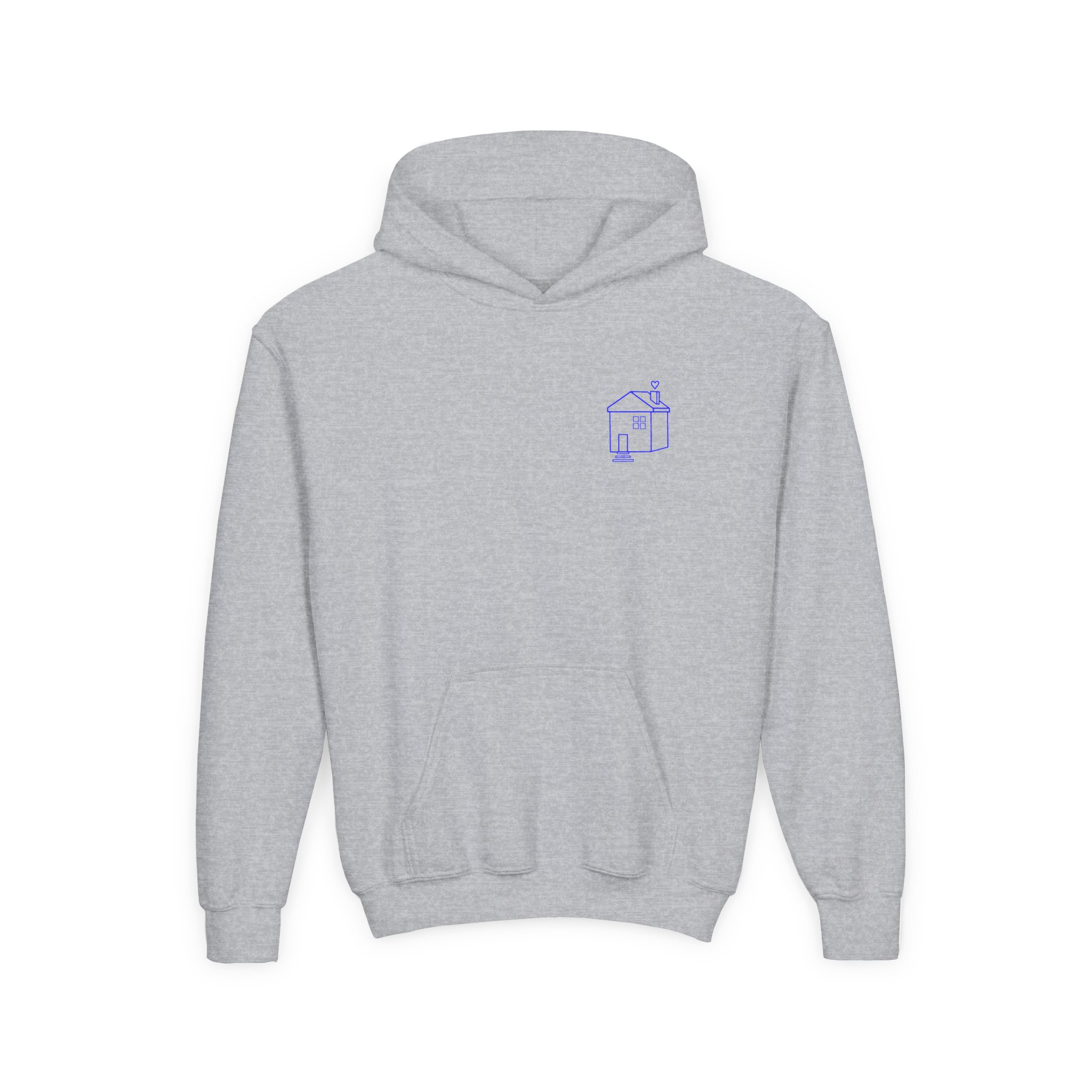 Love on Tour Harry's House Tracklis Youth Heavy Blend Hooded Sweatshirt - Image 3