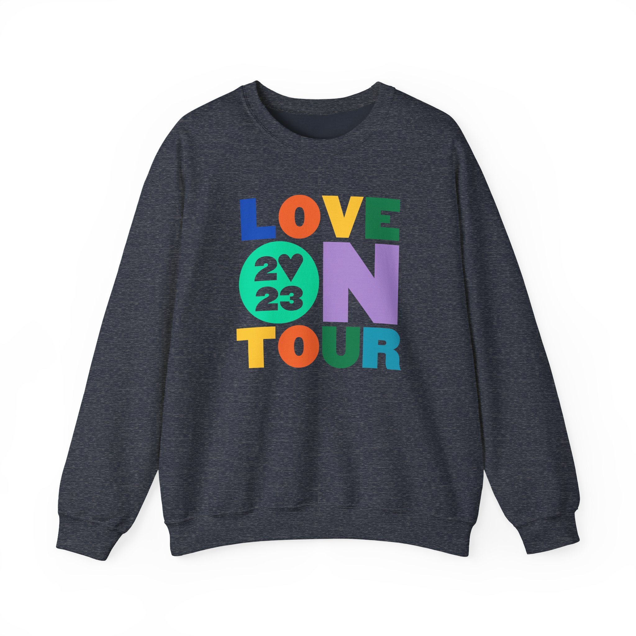 Love on Tour 2023 Unisex Heavy Blend™ Crewneck Sweatshirt - Image 5