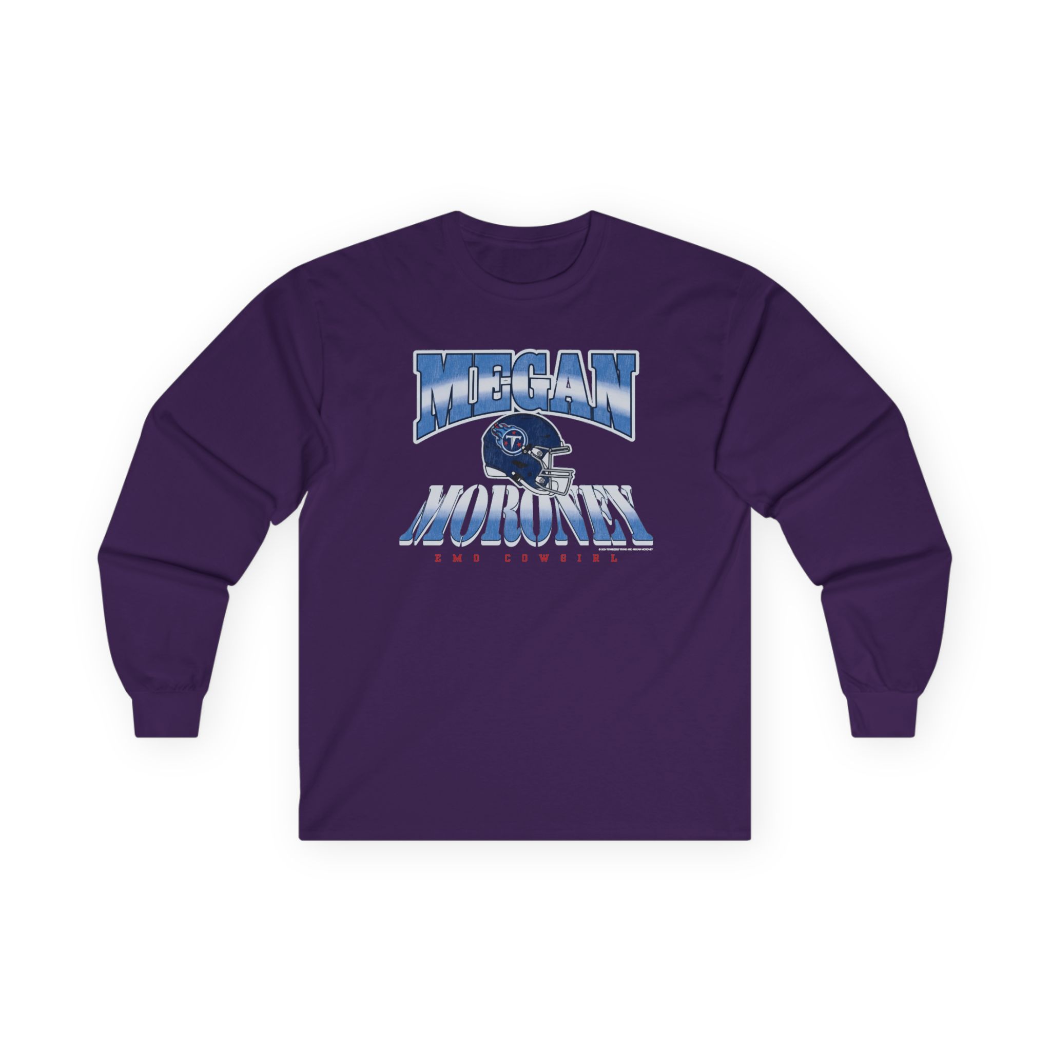 Megan Moroney Titans Helmet Unisex Ultra Cotton Long Sleeve Tee - Image 9