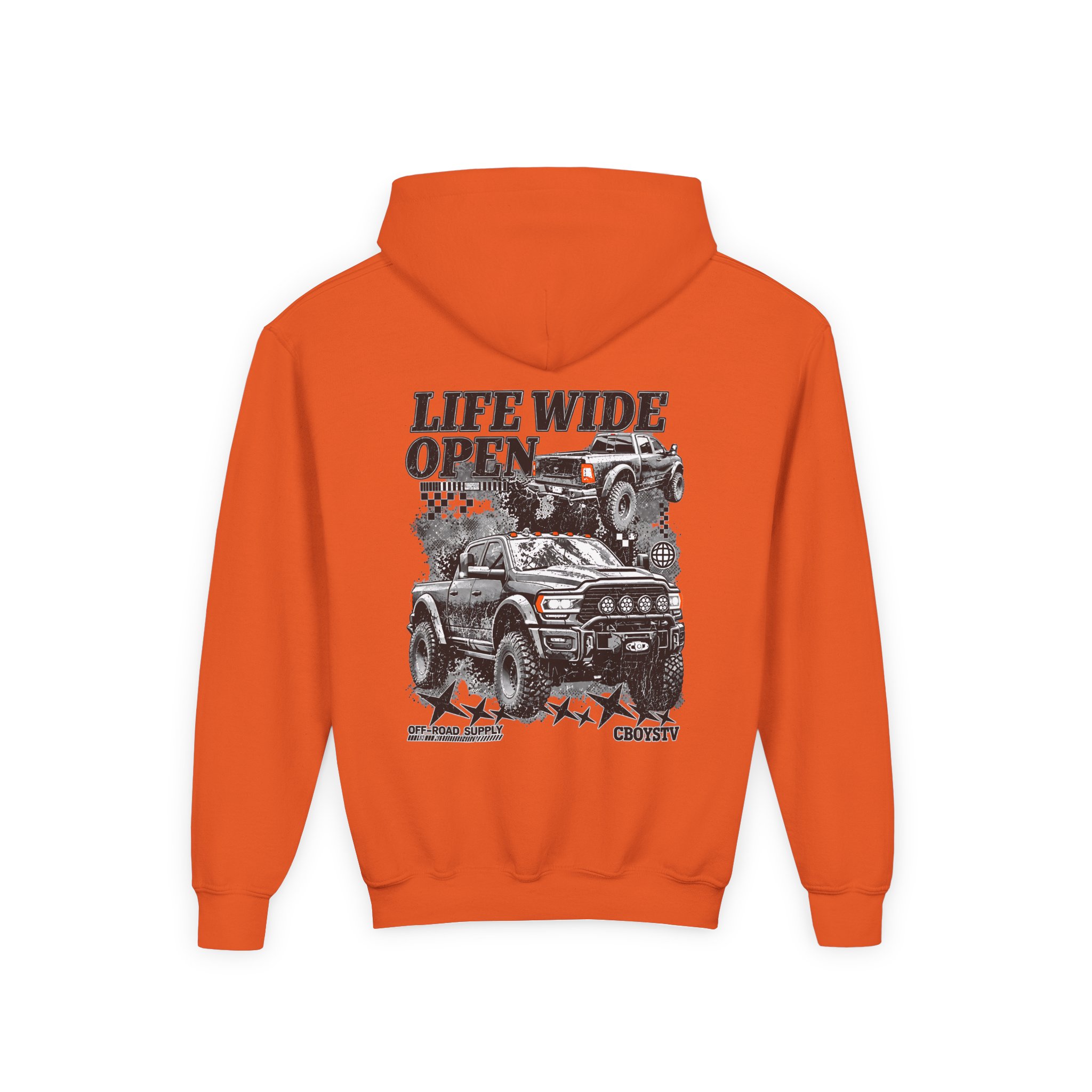Cboystv Prospector Whiteout Youth Heavy Blend Hooded Sweatshirt - Image 8