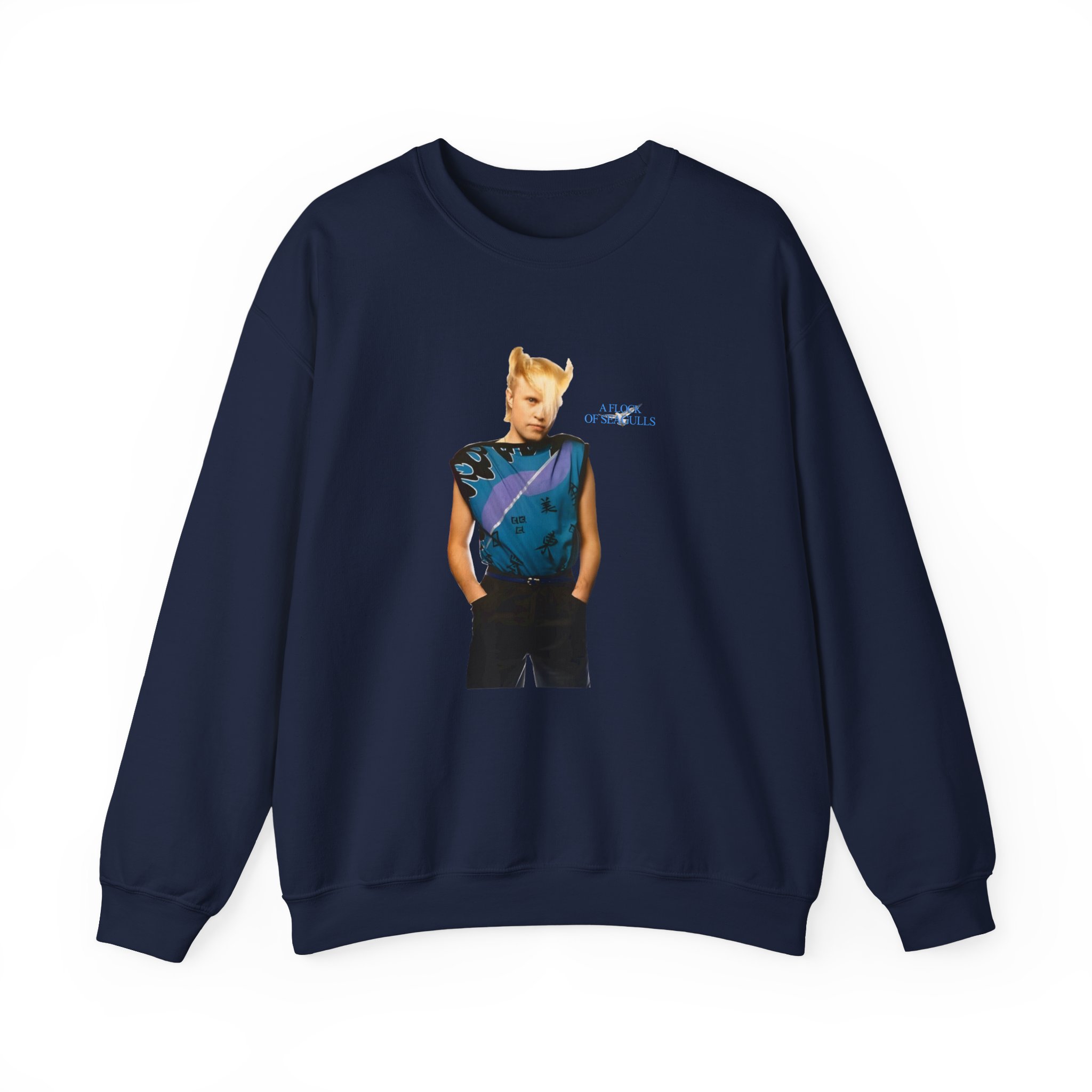 A Flock of Seagulls Mike Score Unisex Heavy Blend™ Crewneck Sweatshirt - Image 9