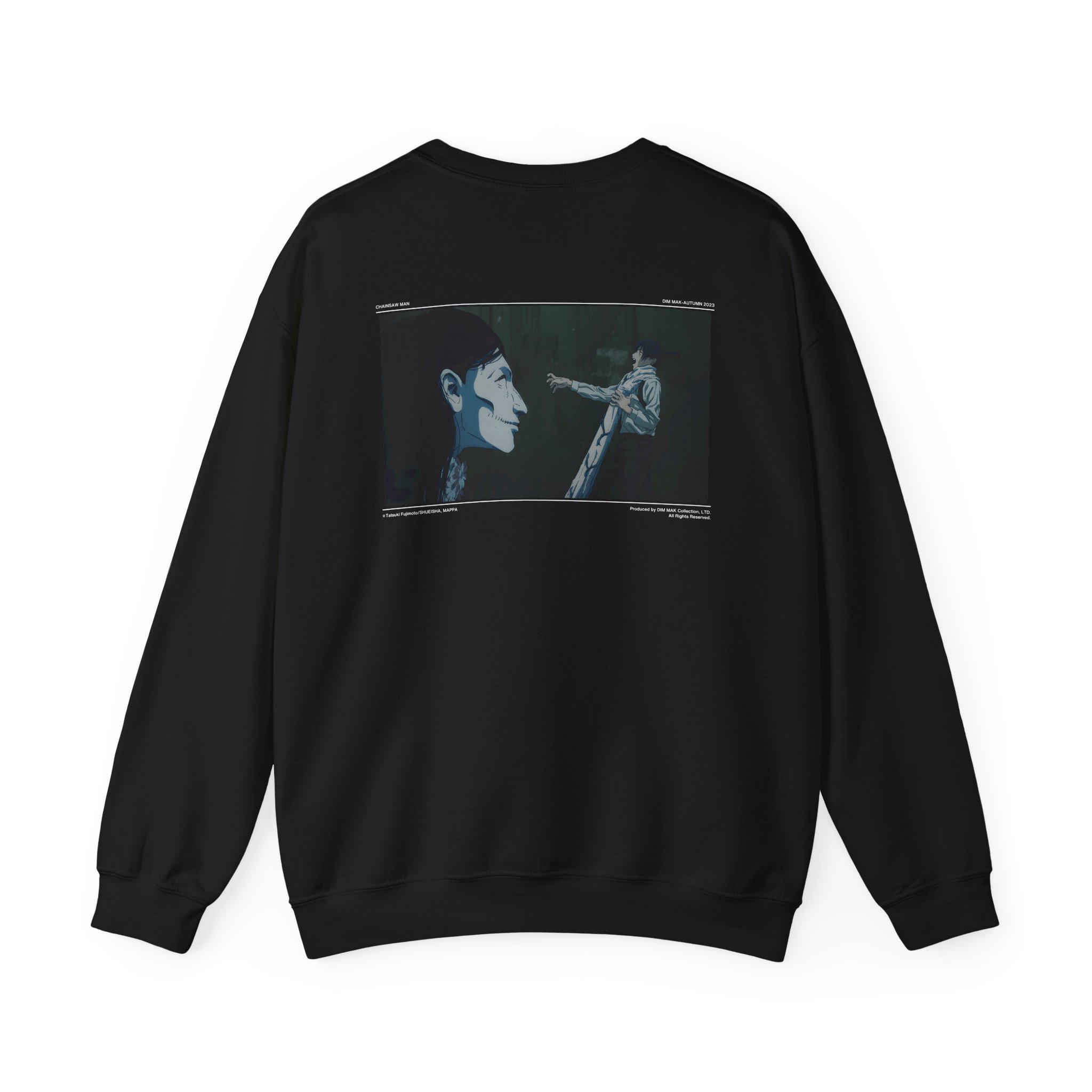 Chainsaw Man X Dim Mak Aki Unisex Heavy Blend™ Crewneck Sweatshirt - Image 2