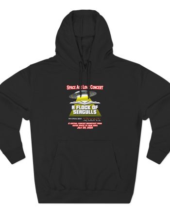 A Flock of Seagulls Space Age Love Concert Three-Panel Fleece Hoodie