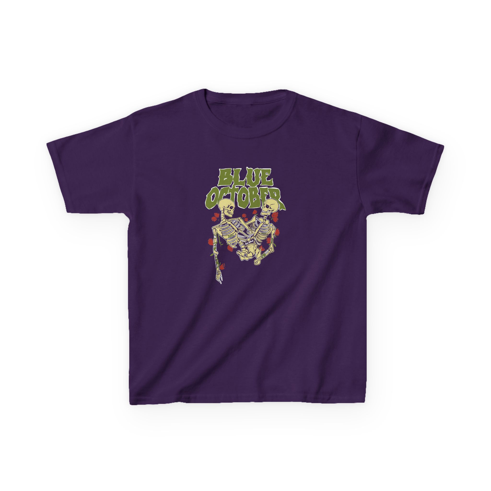 Blue October Skeleton Buddies Kids Heavy Cotton™ Tee - Image 5