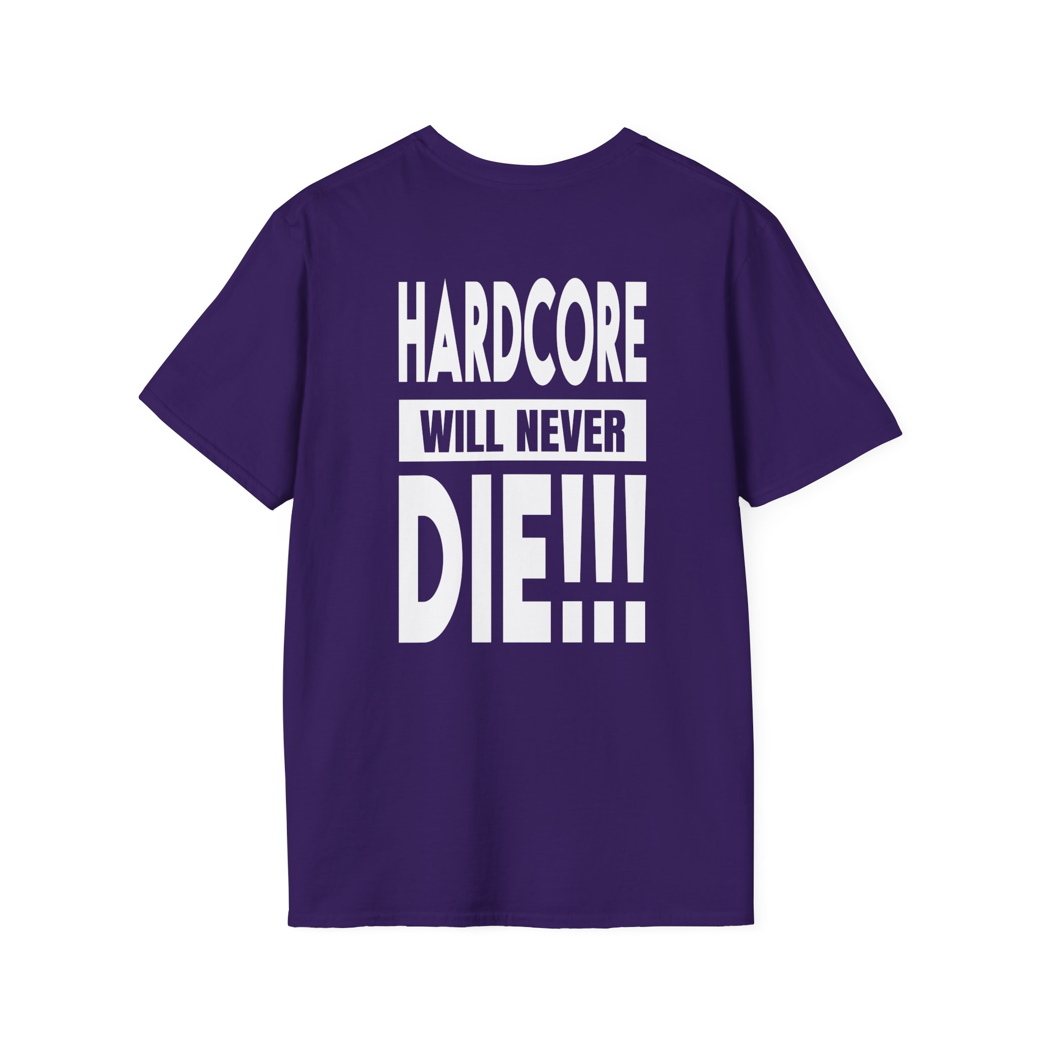 Thunderdome Hardcore Will Never Die Unisex Softstyle T-Shirt - Image 18