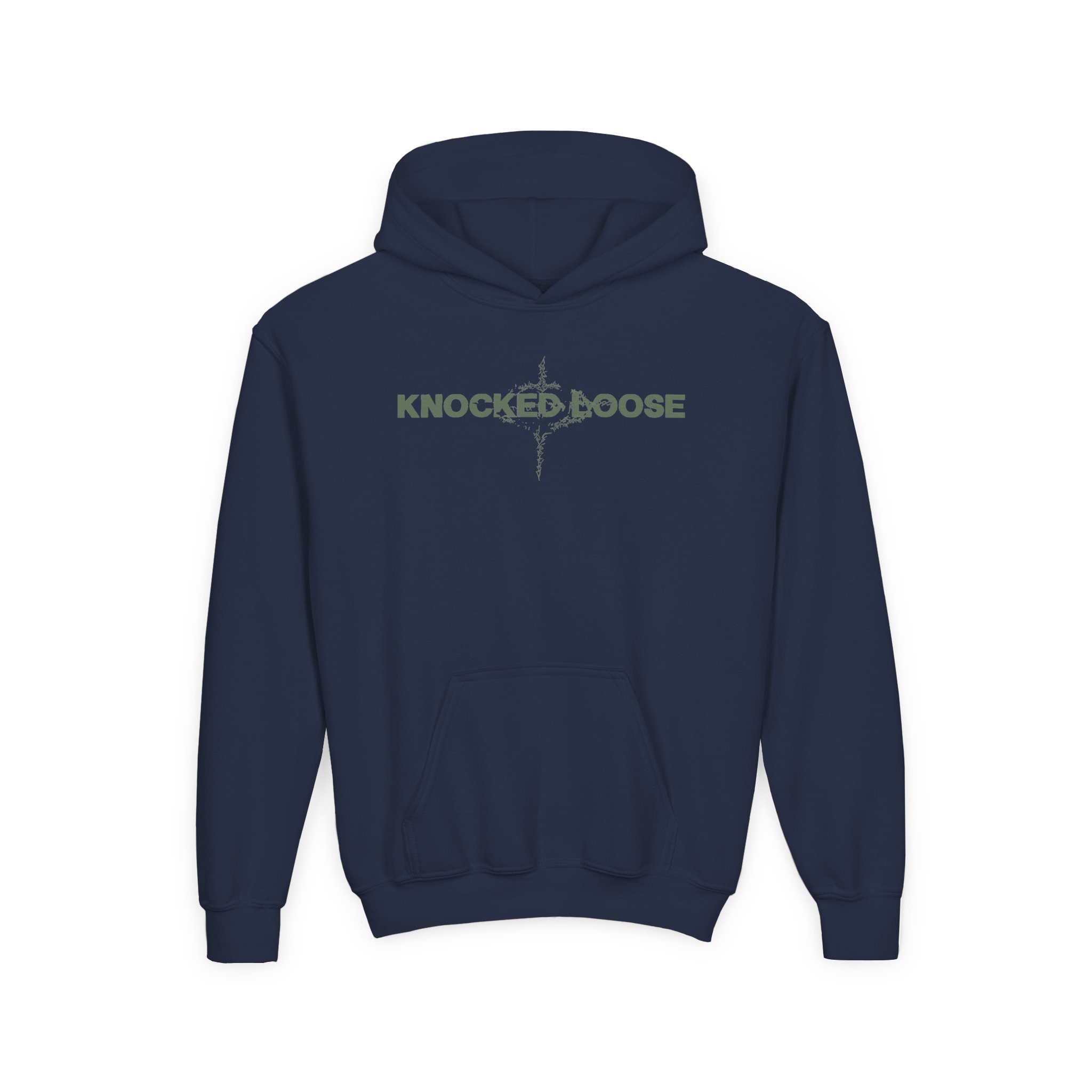 Knocked Loose Youth Heavy Blend Hooded Sweatshirt - Image 3