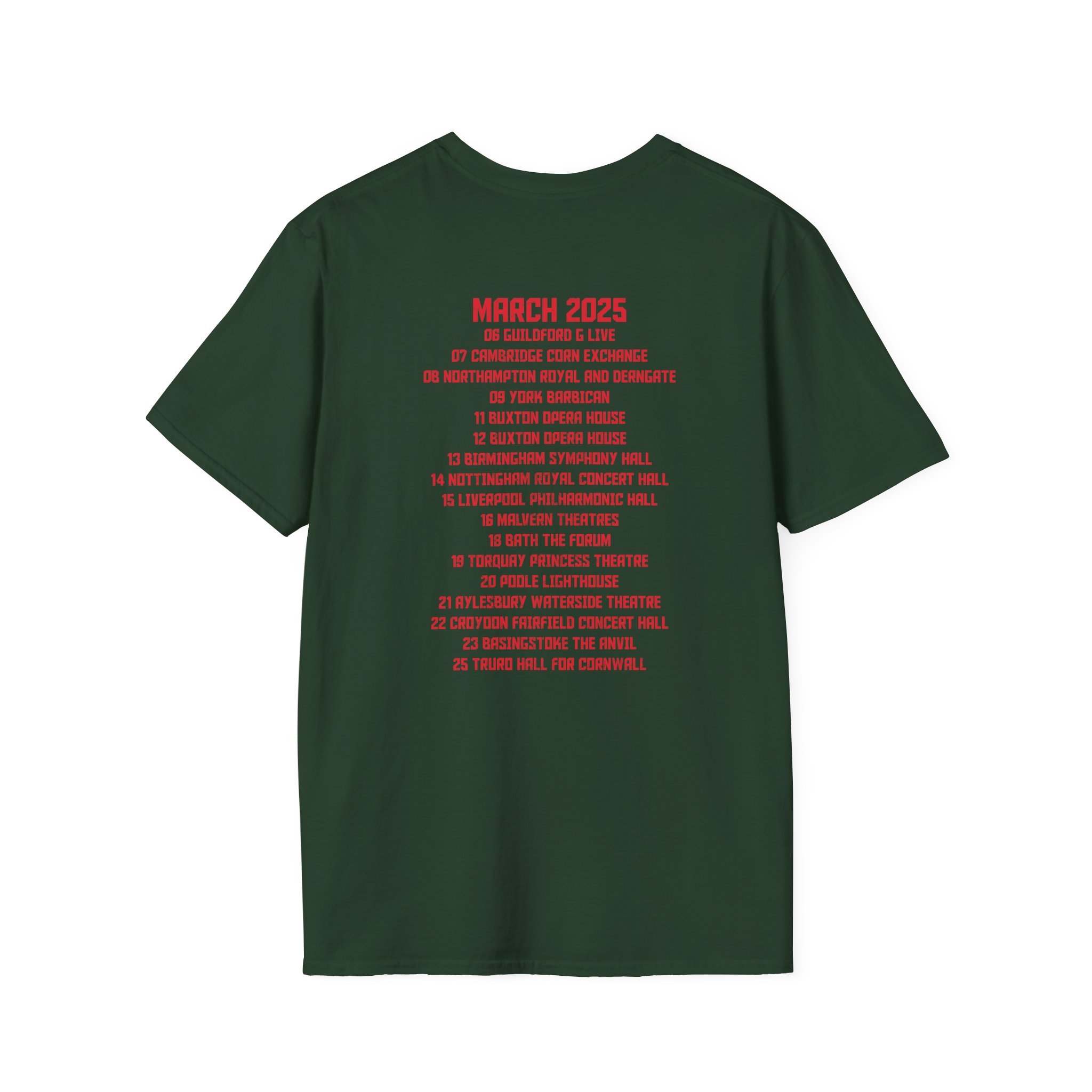 Levellers 2025 March We the Collective Tour Unisex Softstyle T-Shirt - Image 6