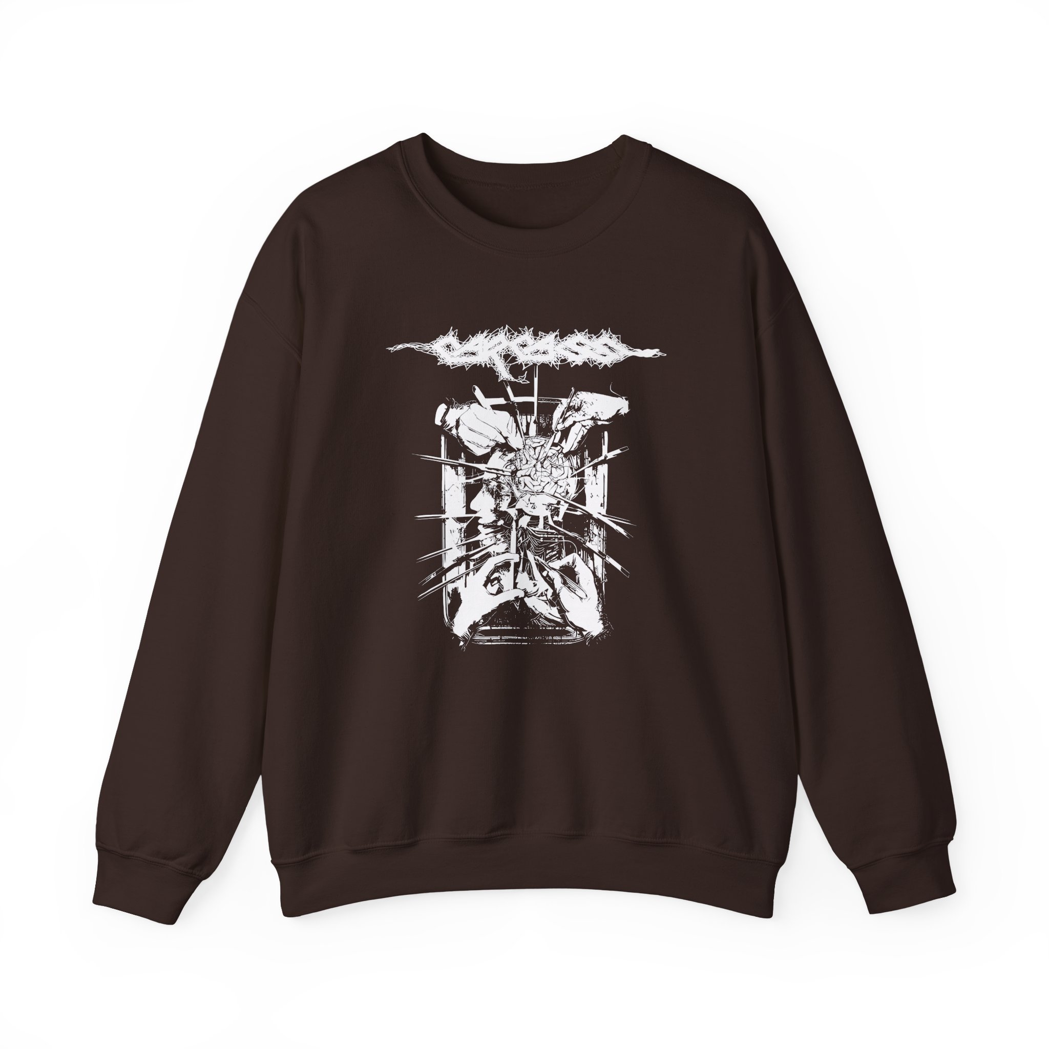 Carcass Rotten to the Gore Unisex Heavy Blend™ Crewneck Sweatshirt - Image 5